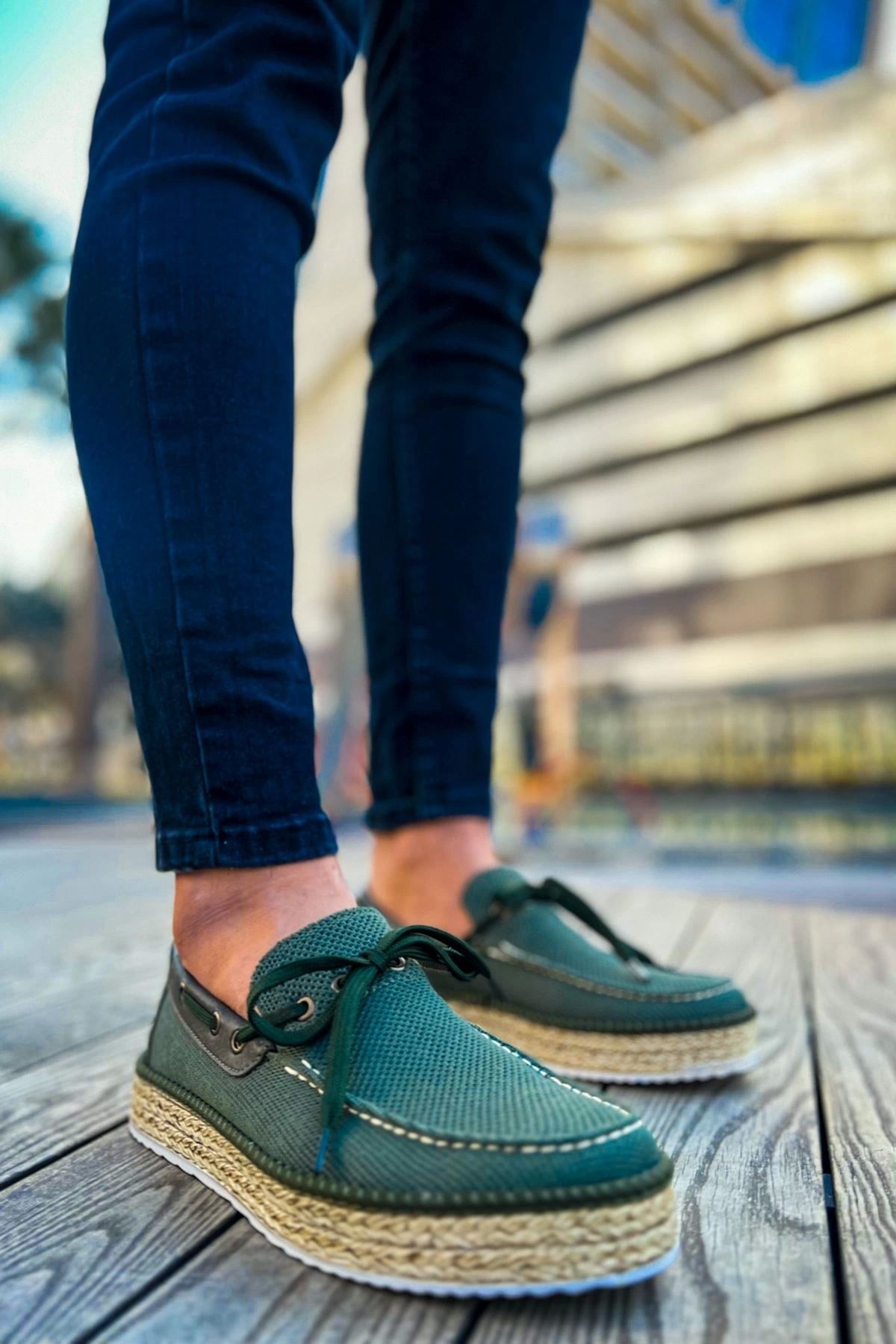 Chekich CH311 Espadril Erkek Ayakkabı HAKI