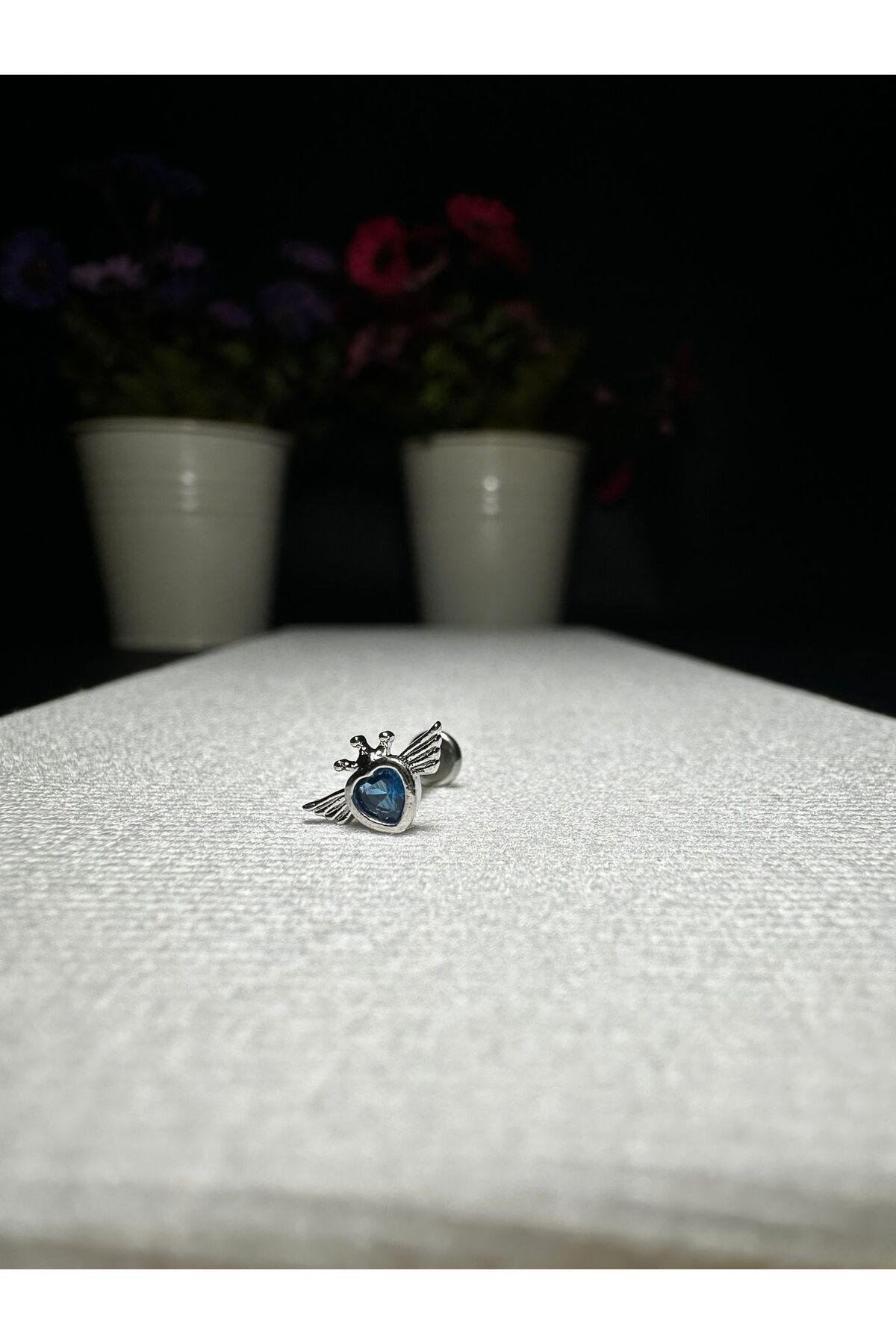 Mutenaura Cerrahi Çelik Tragus Piercing