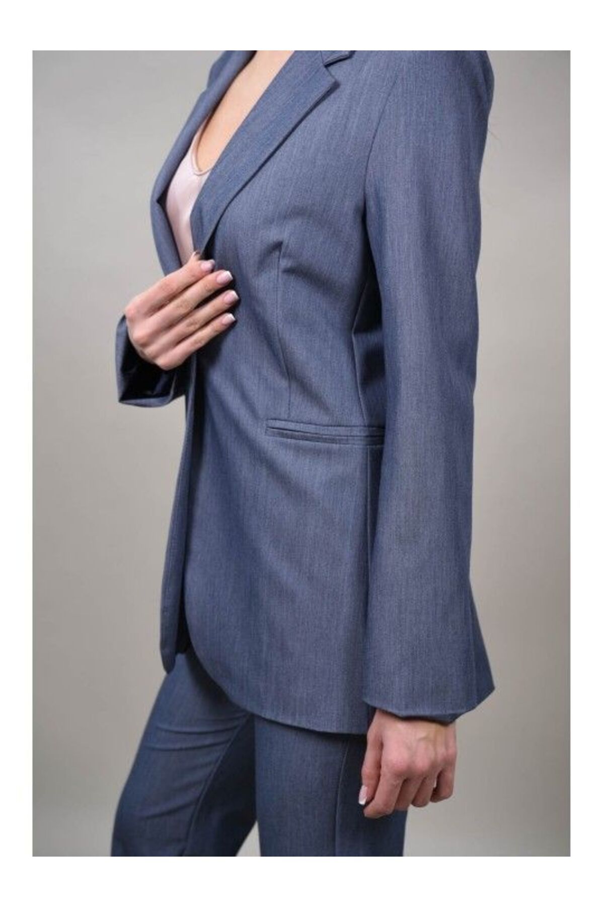 CHANGE OFF-Celestezza S Denim Single Button Jacket 4