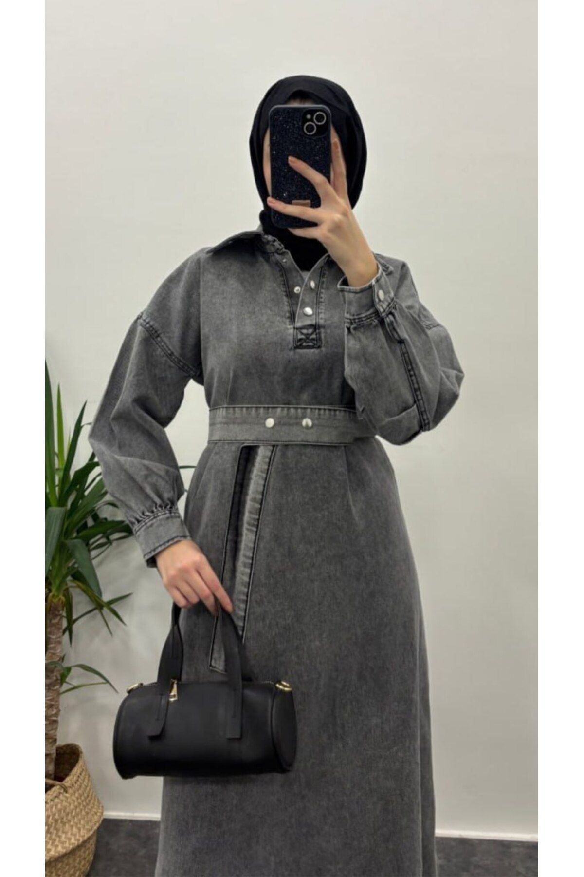 Suede Style 8899- Yanları Fermuarlı Rahat-Şık Kadın Elbisesi
