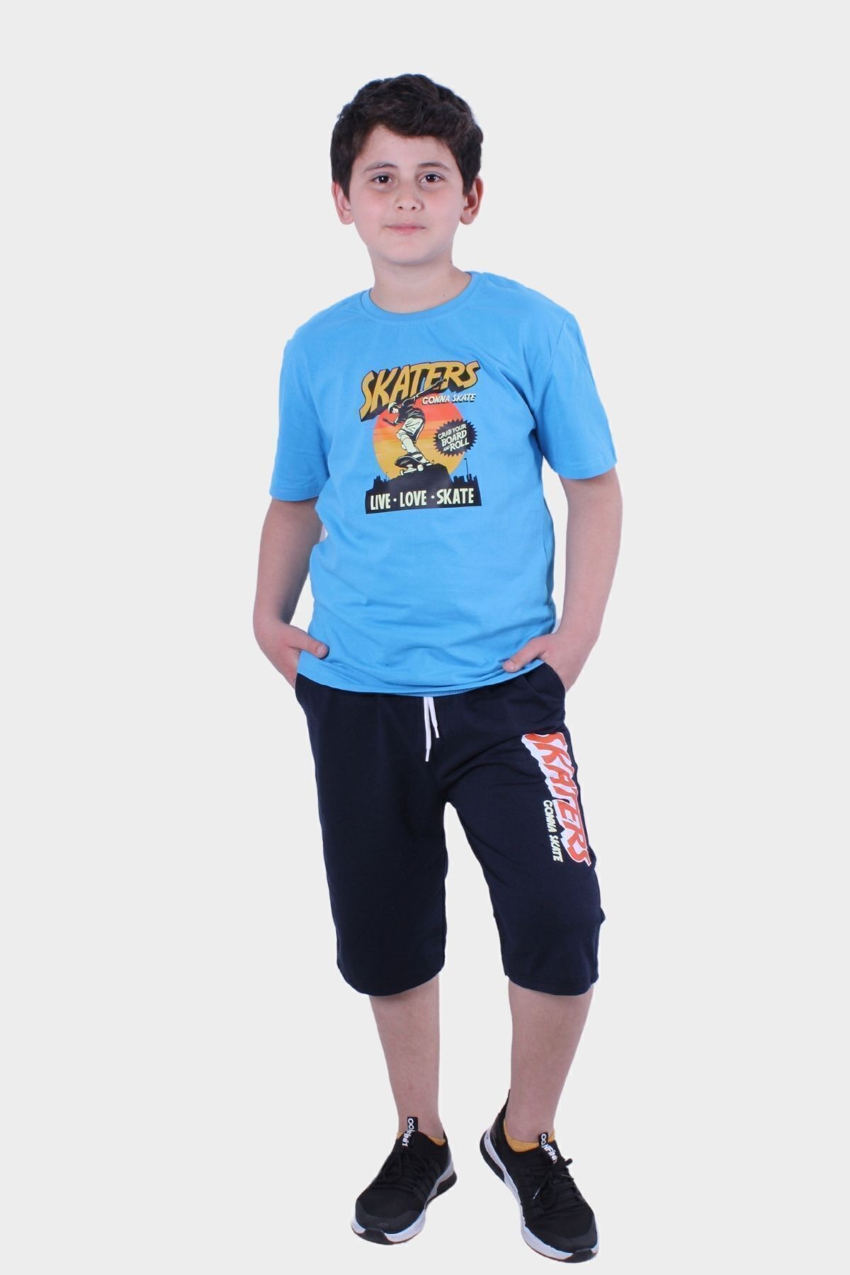 FYK KİDS-BOY'S BOTTOM-TOP CAPRY-THE SHIRT SET 4