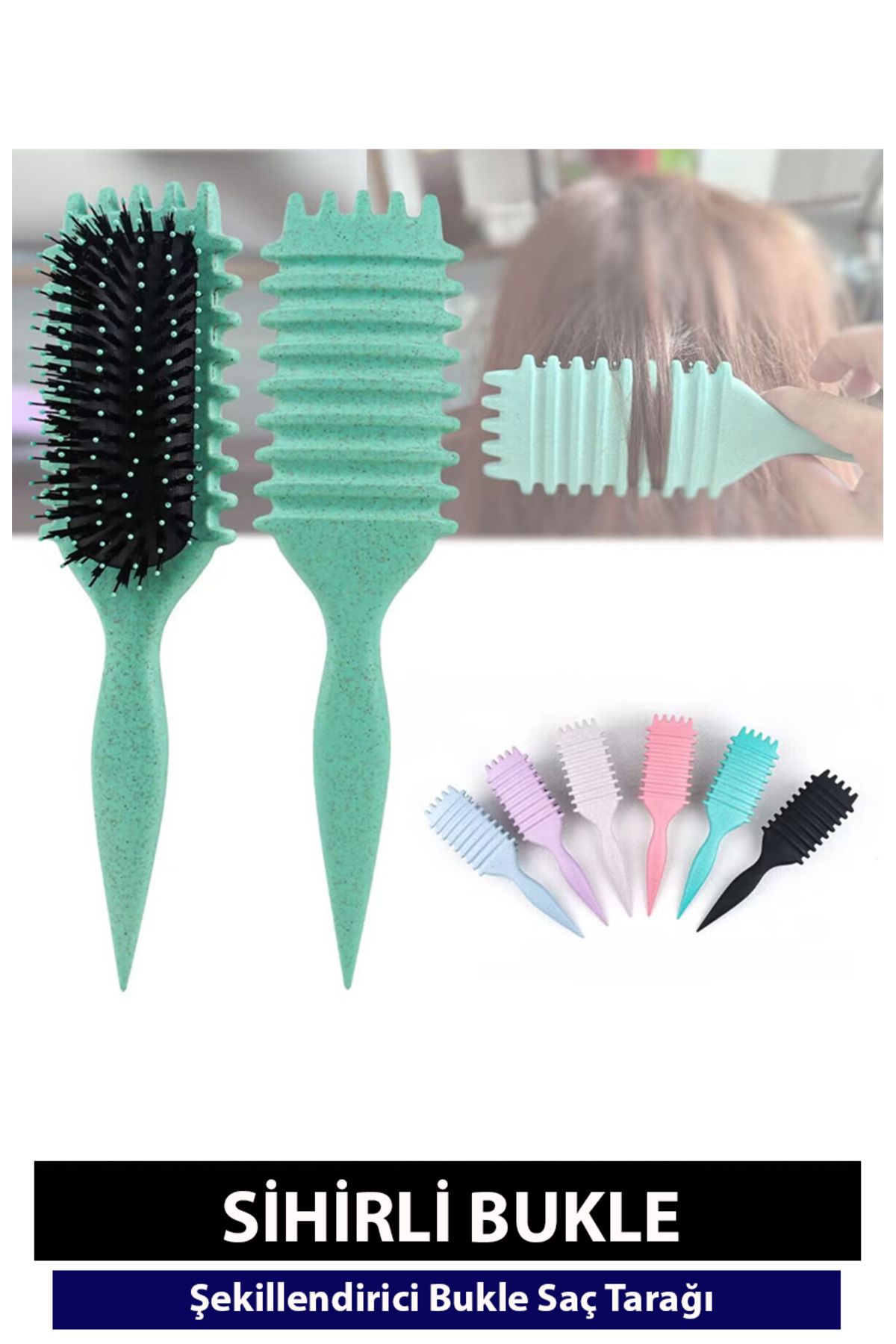Nehir-Magic Curl Comb - Curl Defining Comb- Curly Hair Brush- Perfect Curls 6