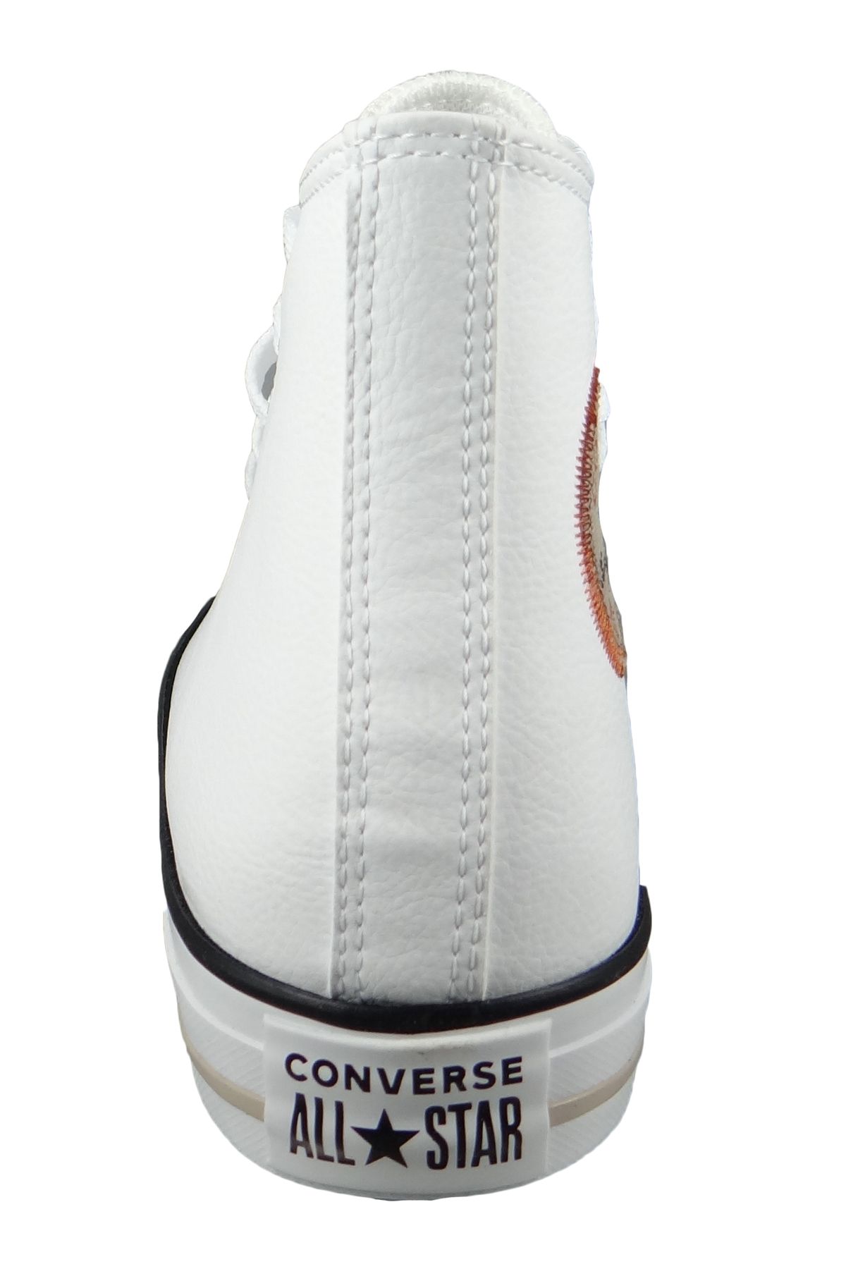 converse-Herren High Sneaker Chuck Taylor All Star 170861c Weiß White Red Bark String Leder 6
