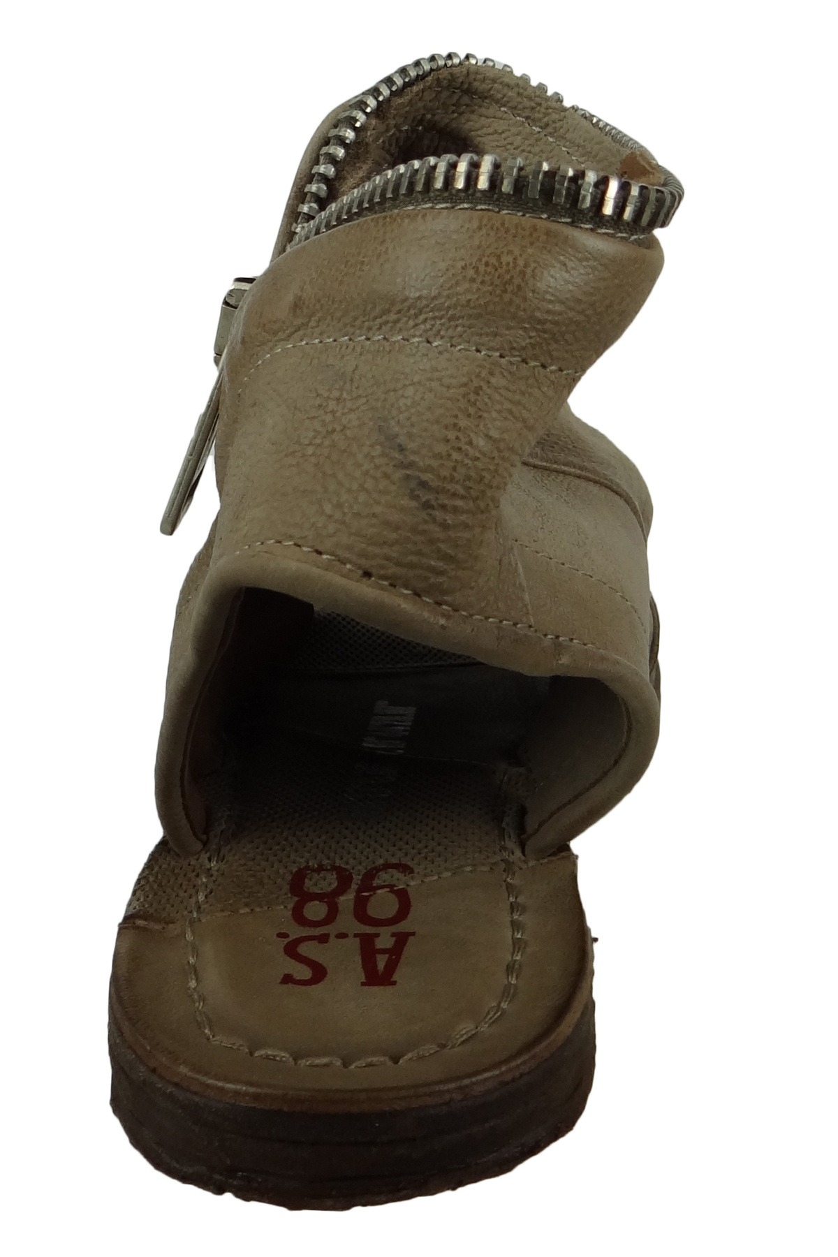A.S.98-Damen Sandalen Ramos 534095-0101 Grau 6868 Carton Leder 4