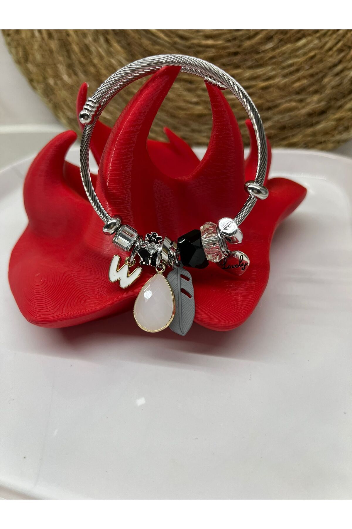 TIGEA Accessories ÇELİK CHARMLI BİLEKLİK/PAND