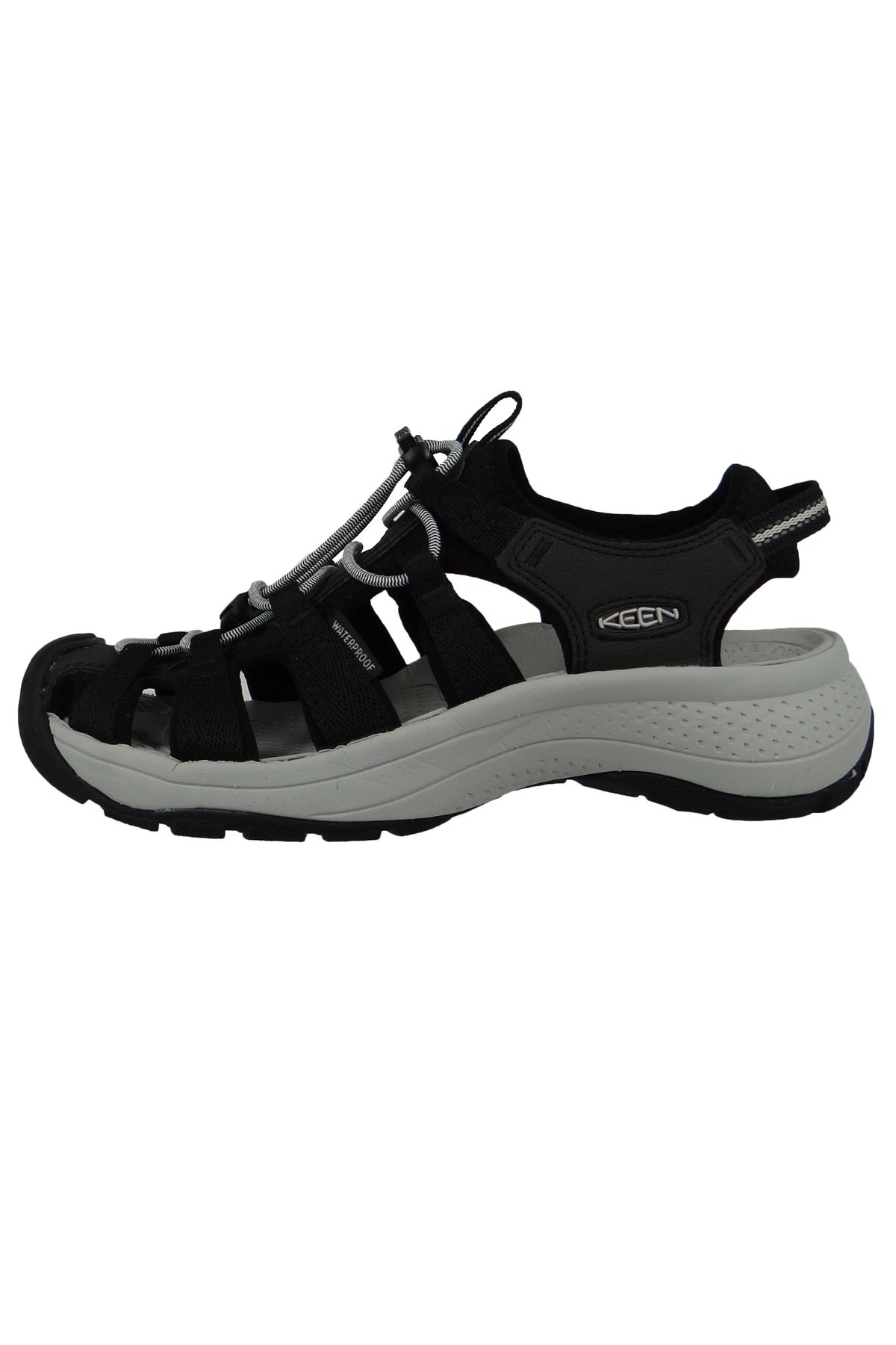 Keen-Damen Trekking-sandalen Sandalen Wanderschuhe Astoria West Sandal 1023594 Schwarz Black/grey Textil 5