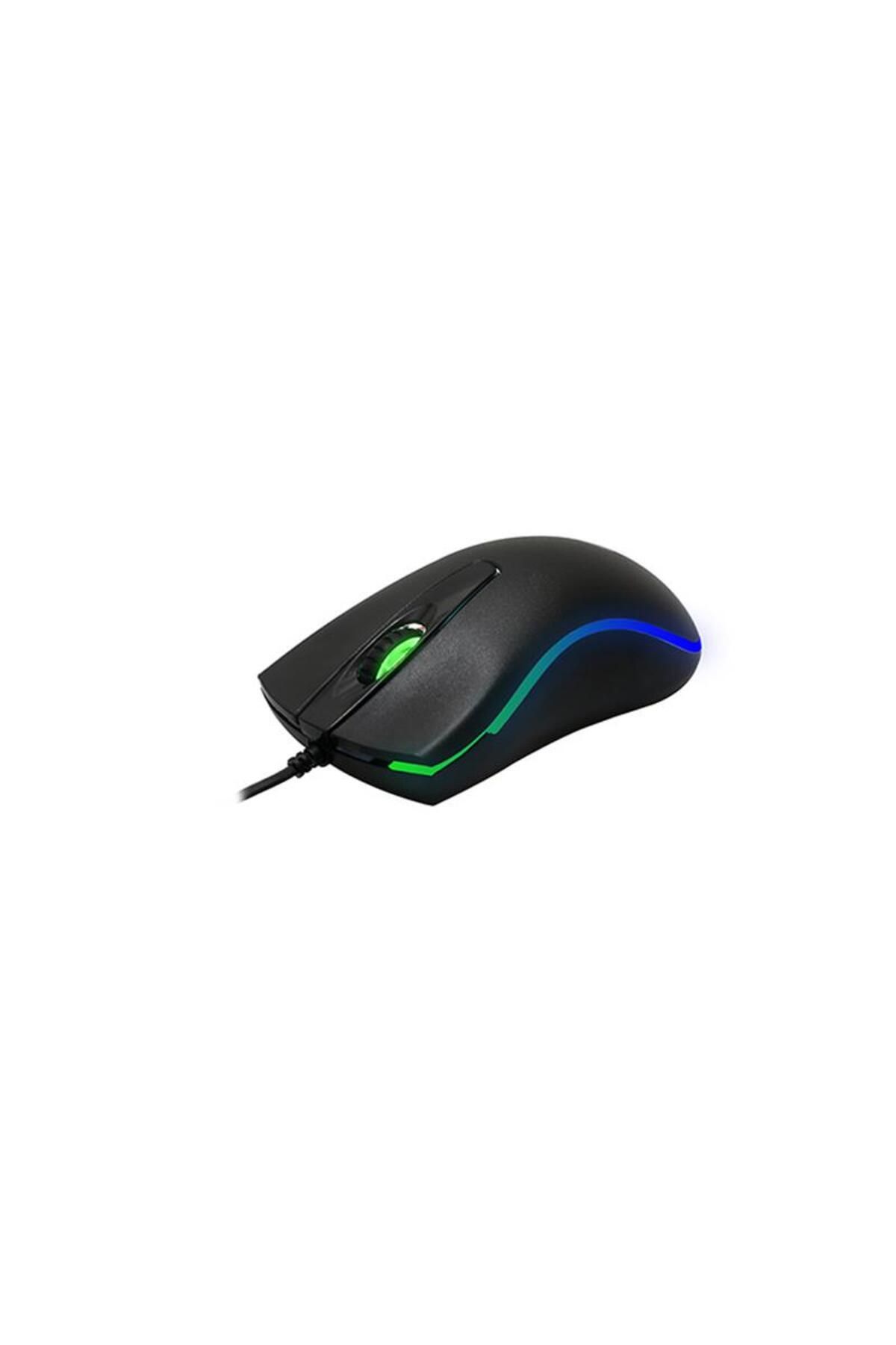 Pazarcan Everest Sm-m9 Usb Siyah 3d Optik Led Kablolu Mouse