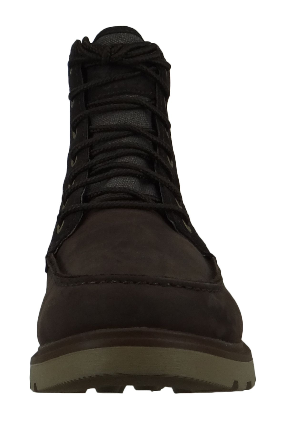 Sorel-Herren Sportliche Stiefelette Winterschuhe Carson Moc WP 2009711 Schwarz 205 Blackened Brown Leder 6