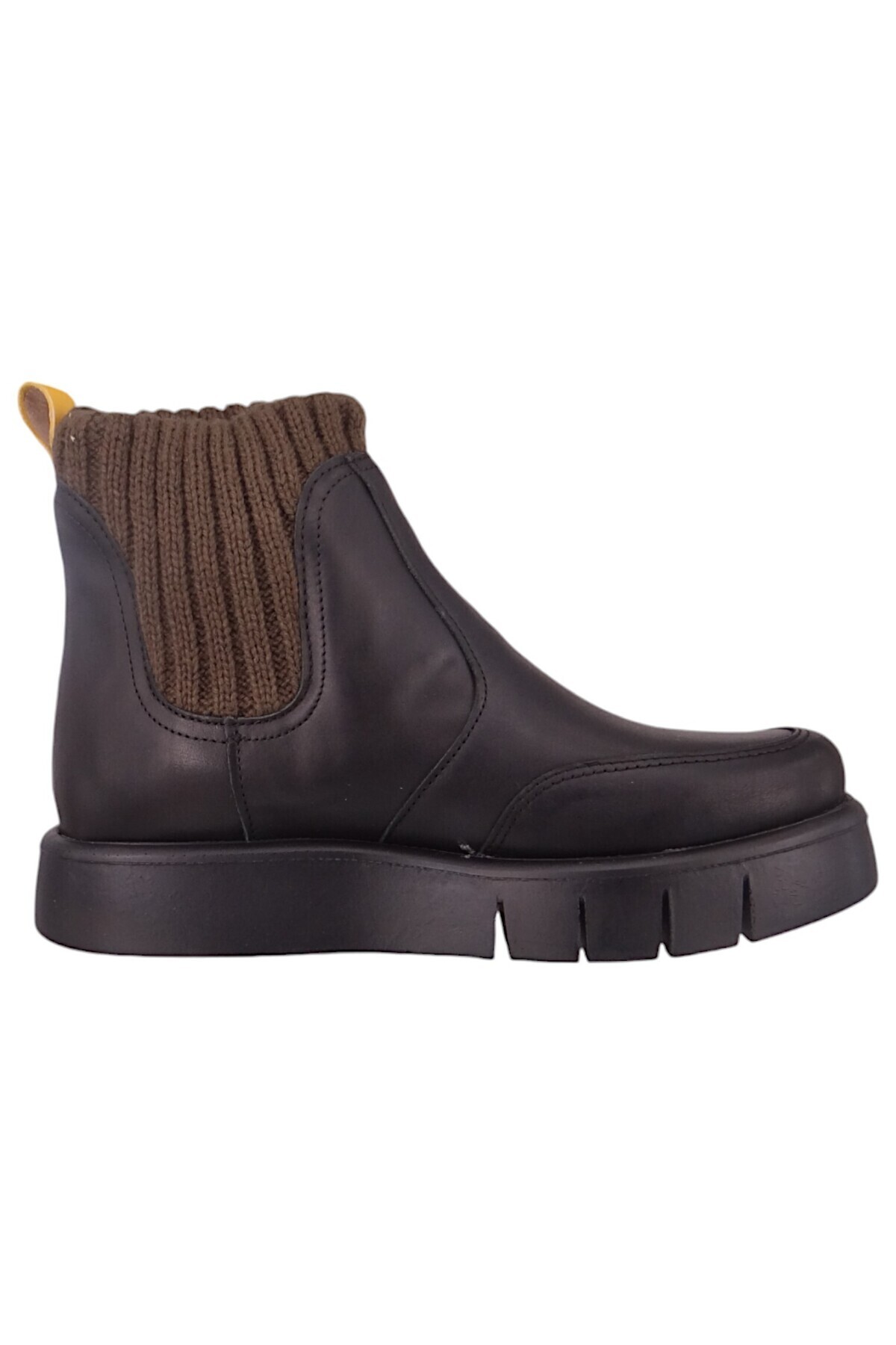 ART-Damen Elegante Stiefelette Malaga Gefüttert 1348 Schwarz Black-khaki Leder 5