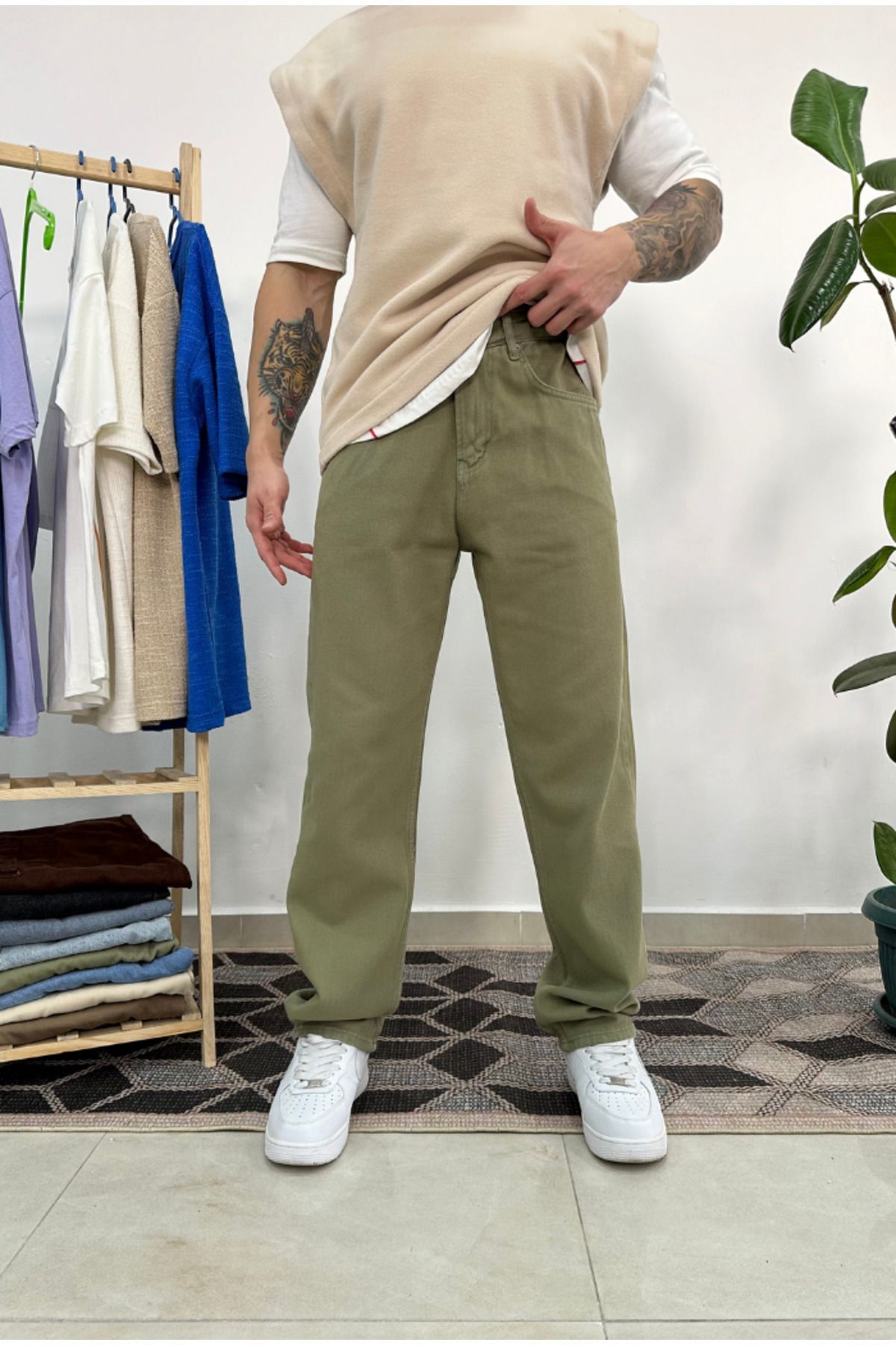 KAMİLKUNDURA Baggy pantolon