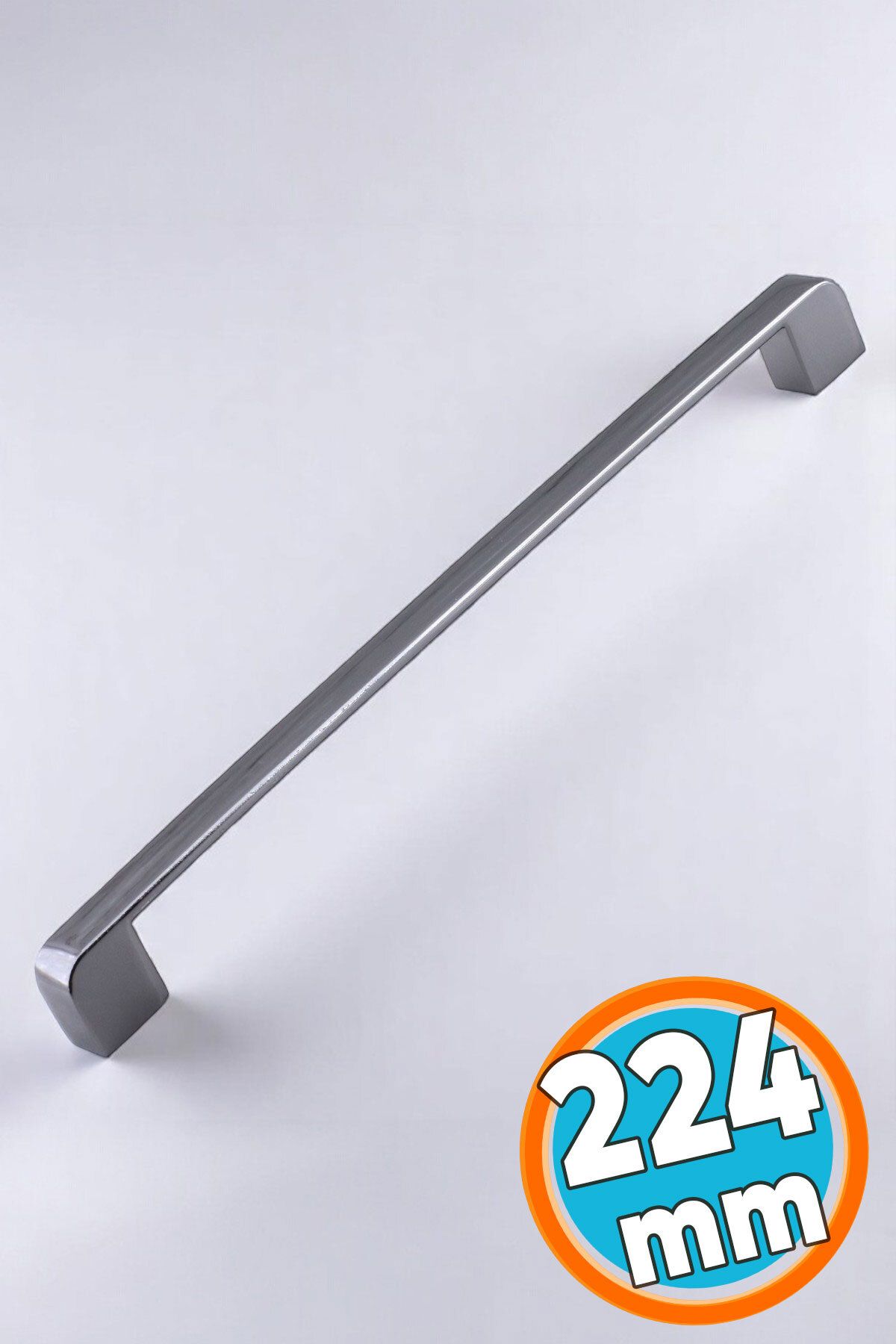 NZB Mobilya Mutfak Dolap Çekmece Dolabı Kapak Metal Kulpu Kulbu Kulpları Gölcük 224 mm- ( 22.4 cm ) Füme