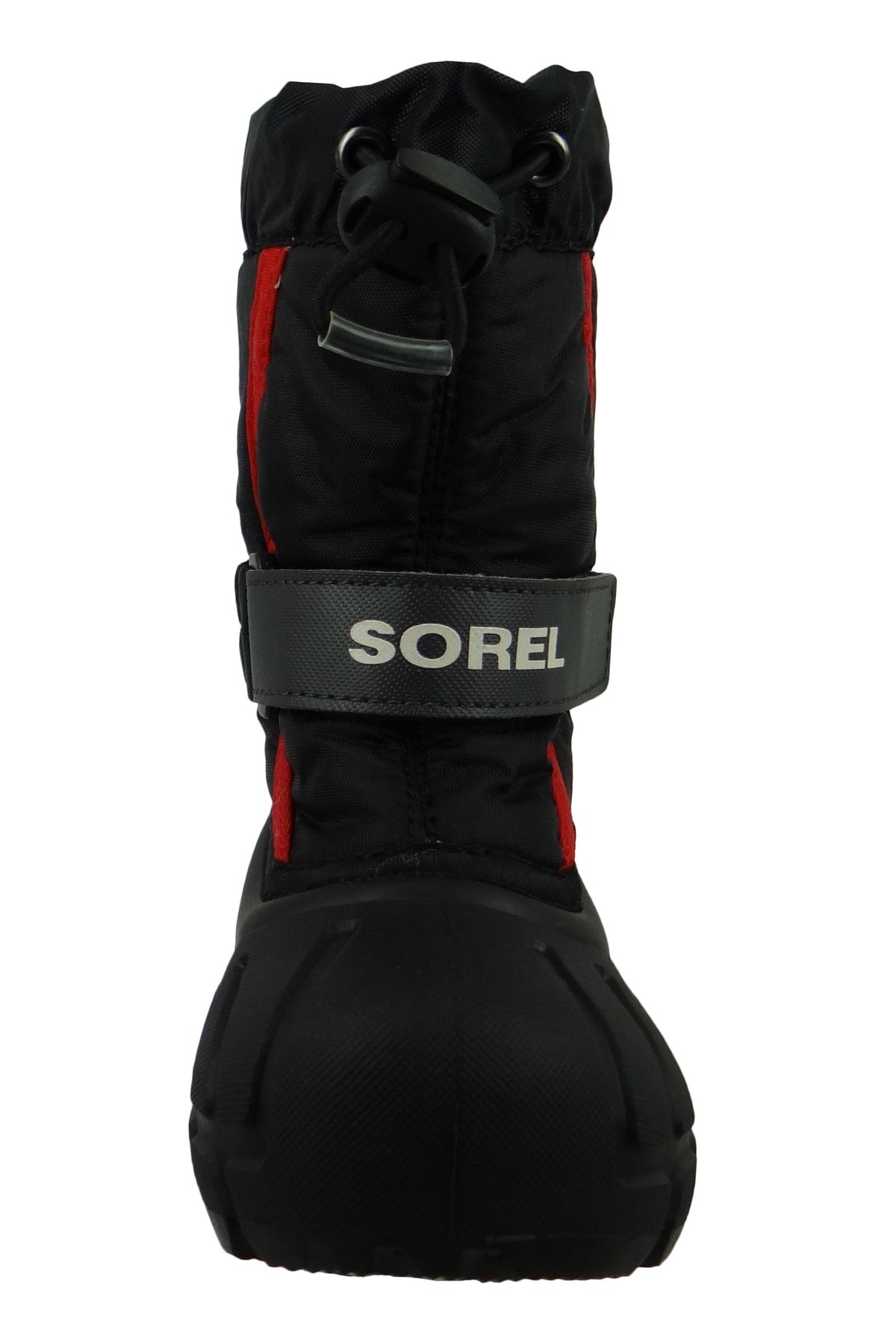 Sorel-Kinder Stiefel Ny1885-015 Childrens Flurry 1855252 Schwarz 015 Black Bright Red Textil/synthetik Mi 6