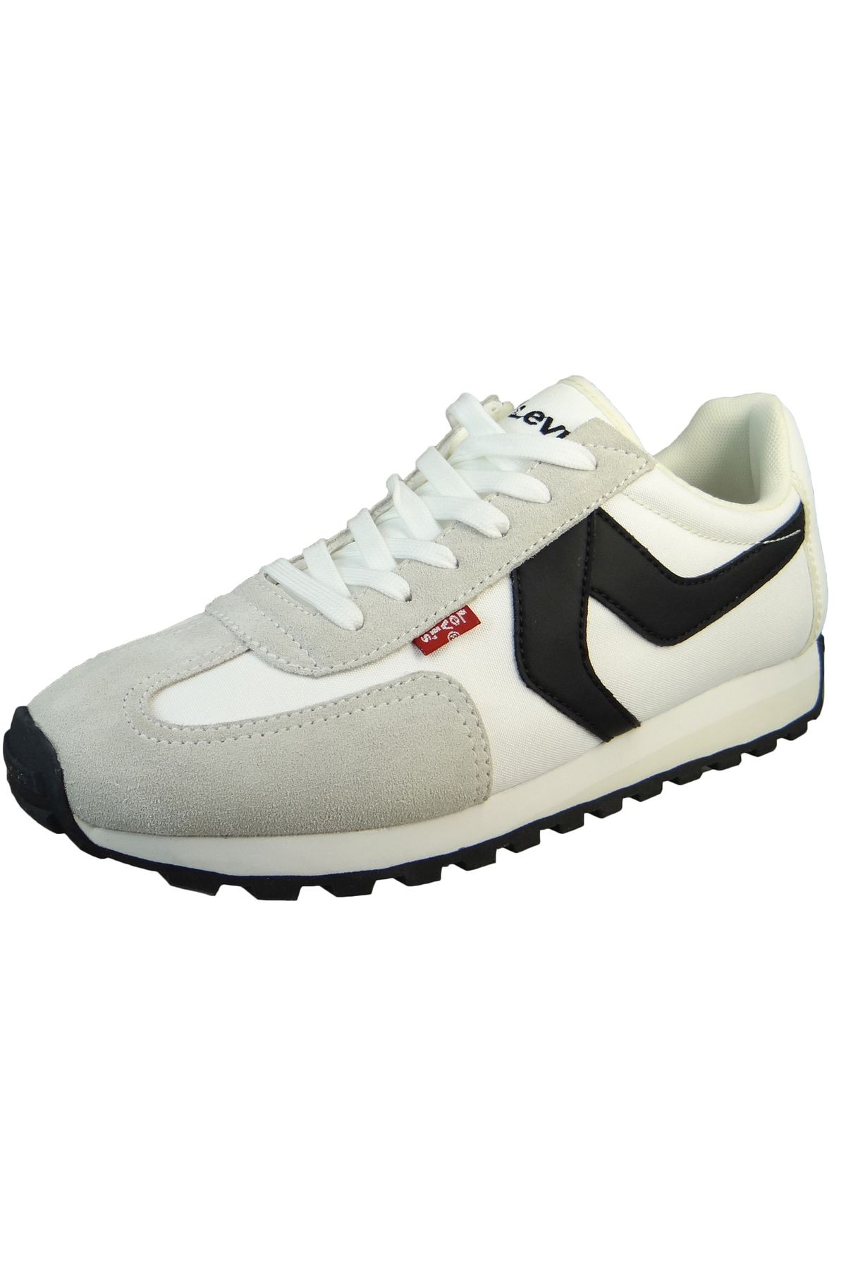 Levi's-Herren Low Sneaker Stryder Red Tab Low Top 235400-744 Weiß 51 Regular White Textil/synthetik Mit Eva 1