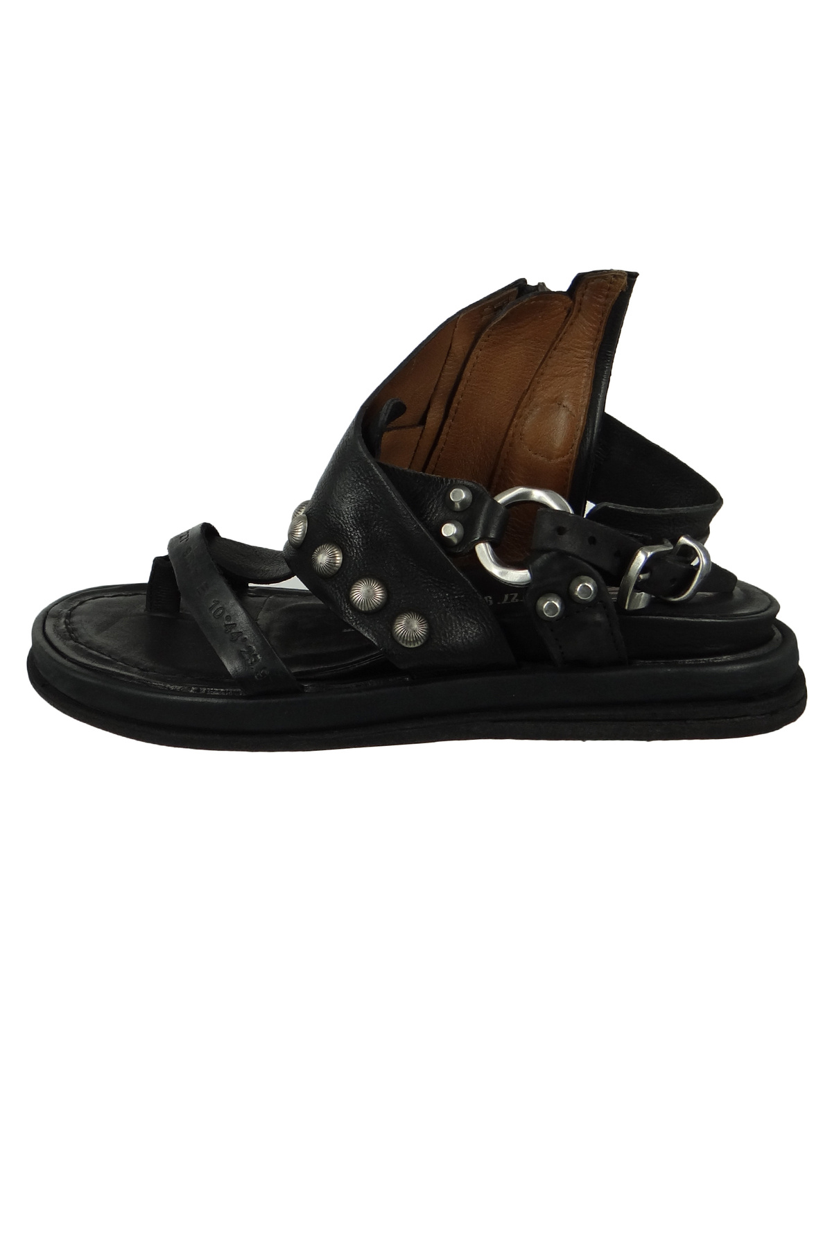 A.S.98-Damen Sandalen Pola-polaflash 699024-0103 Schwarz 6002 Nero Leder 3