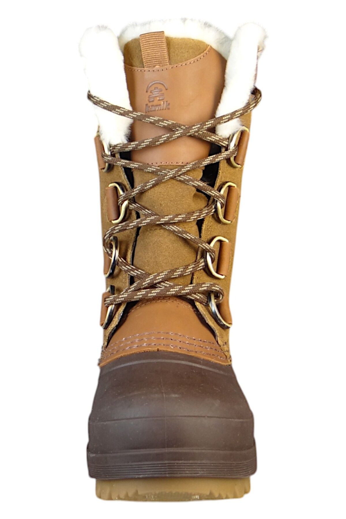 Kamik-Damen Stiefel Stiefel Winterschuhe Lauren Wk2429 Braun Brn Brown Leder/synthetik Mit Raven & Eva 4