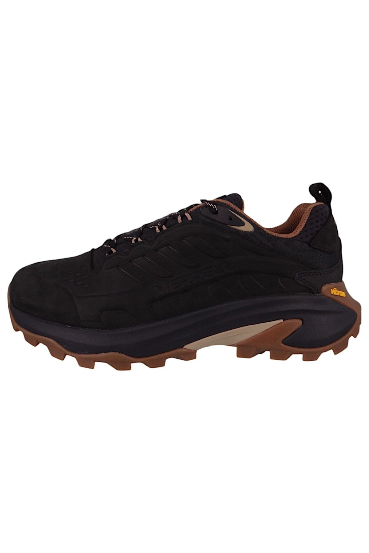 Merrell-Herren Halbschuhe Halbschuhe Wanderschuhe Moab Speed 2 Ltr Low Wp J037783 Schwarz Black Leder Mit V 3
