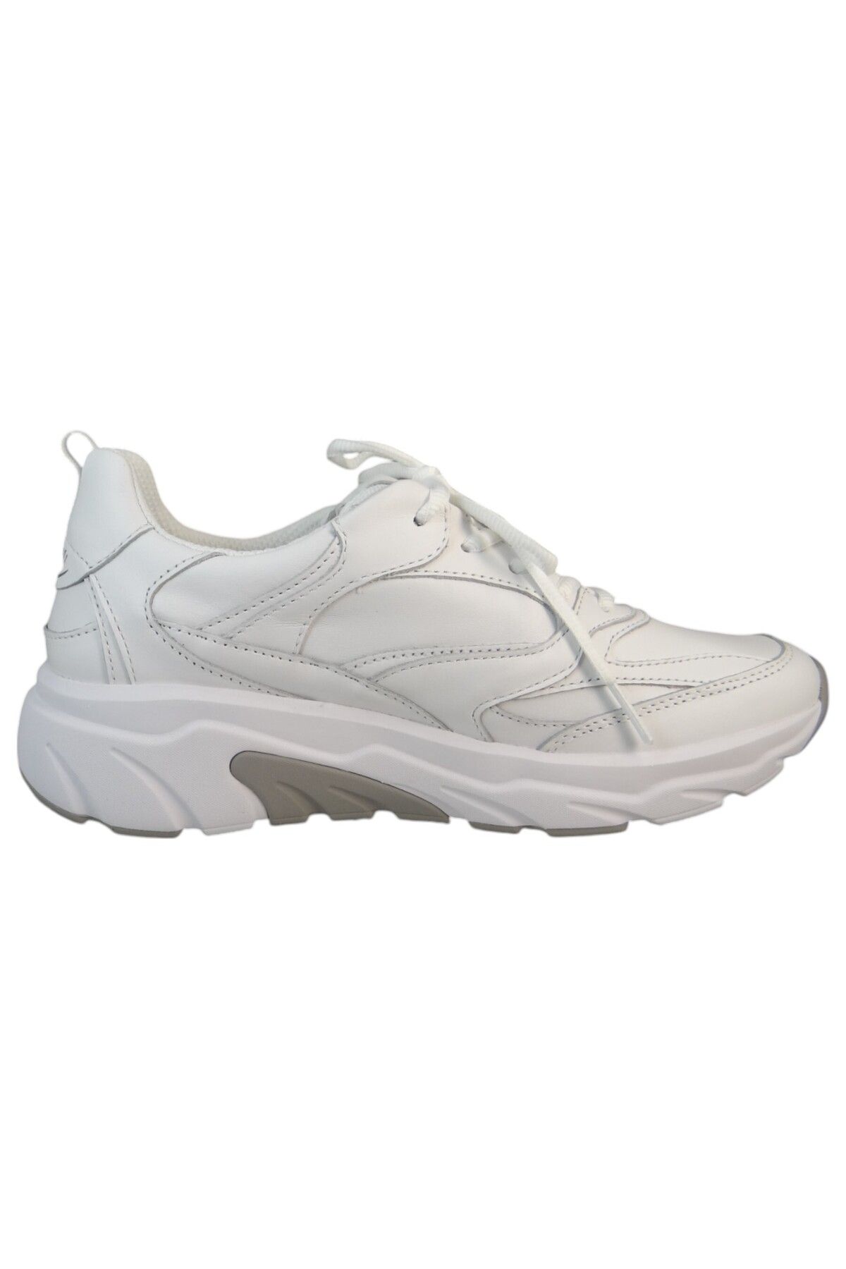 GABOR-Damen Sneaker Low Top G-weite 66.936 Weiß 50 Weiss Leder 6
