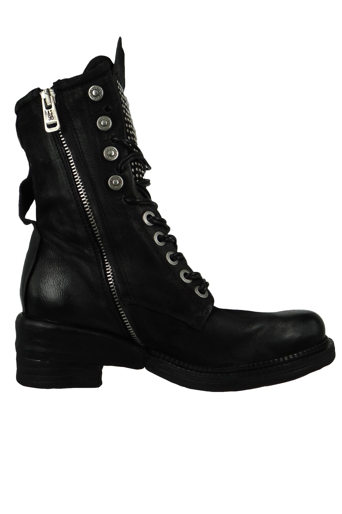 A.S.98-Damen Sportliche Stiefelette 9419 Miracle A23208-0502 Schwarz 6002 Nero Leder 5