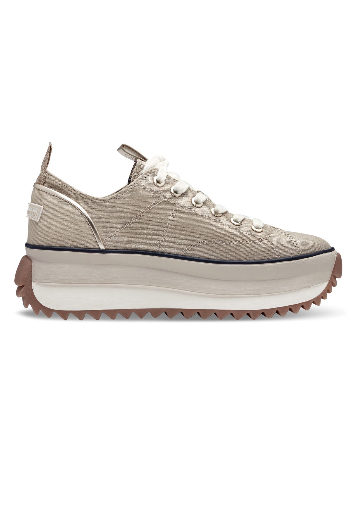 Tamaris-Damen Low Sneaker Low Top 1-23731-41 Goldfarben 933 Light Gold Textil/synthetik Mit Touch-it 6