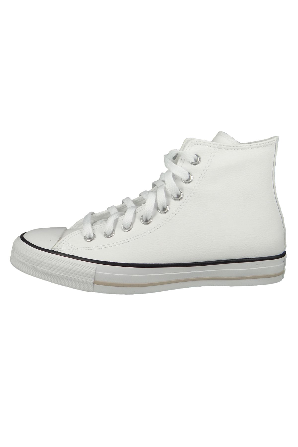 converse-Herren High Sneaker Chuck Taylor All Star 170861c Weiß White Red Bark String Leder 3