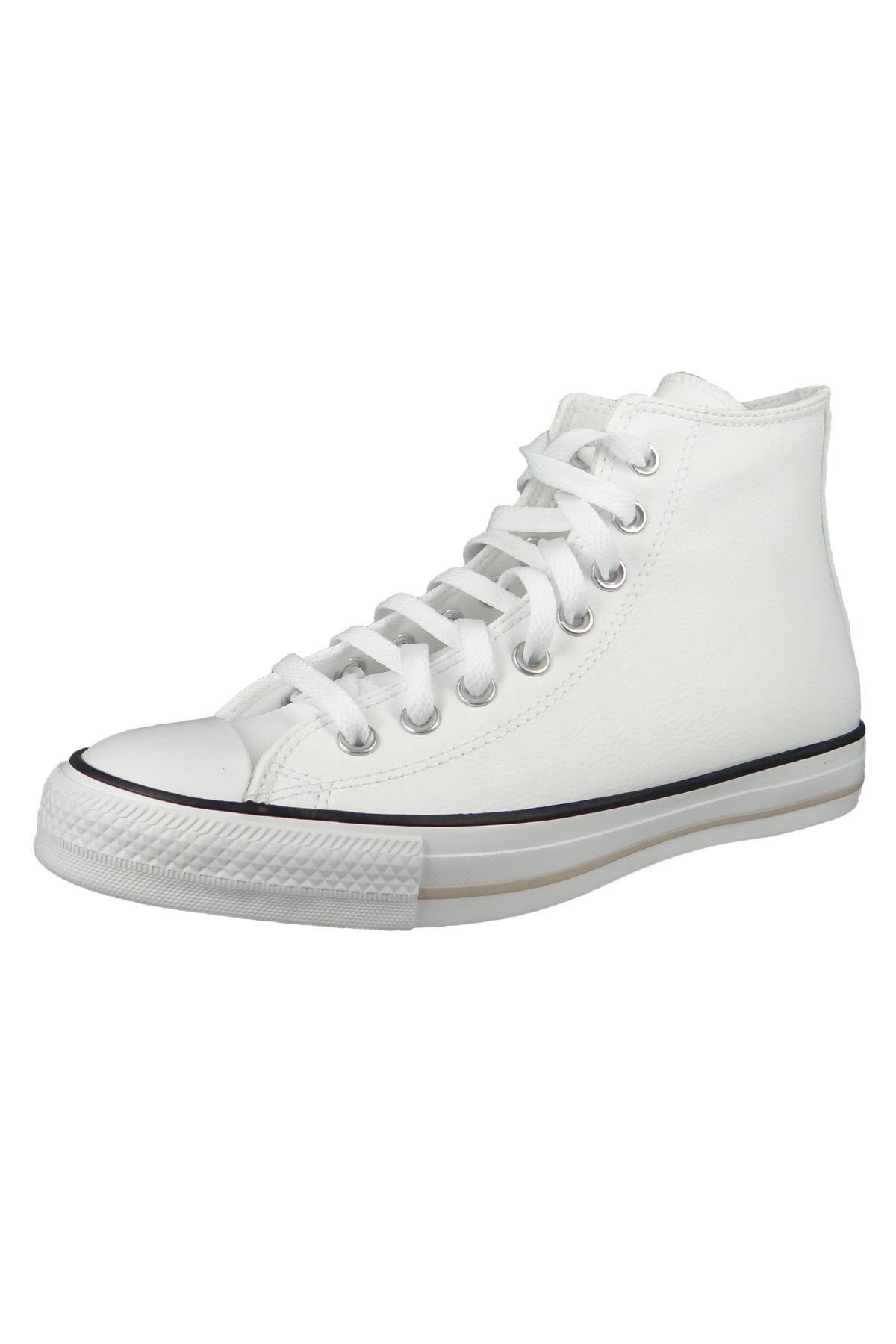 converse-Herren High Sneaker Chuck Taylor All Star 170861c Weiß White Red Bark String Leder 2
