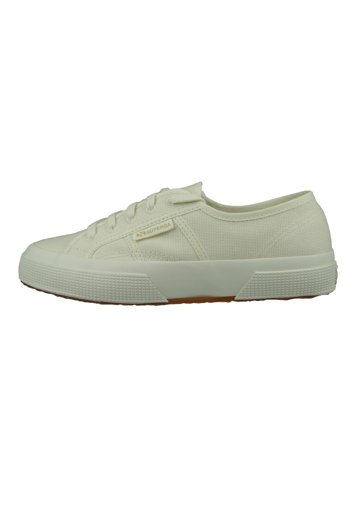 Superga-Damen Low Sneaker Canvas Low Top S2111kw Weiß A02 Red Beet Textil 3