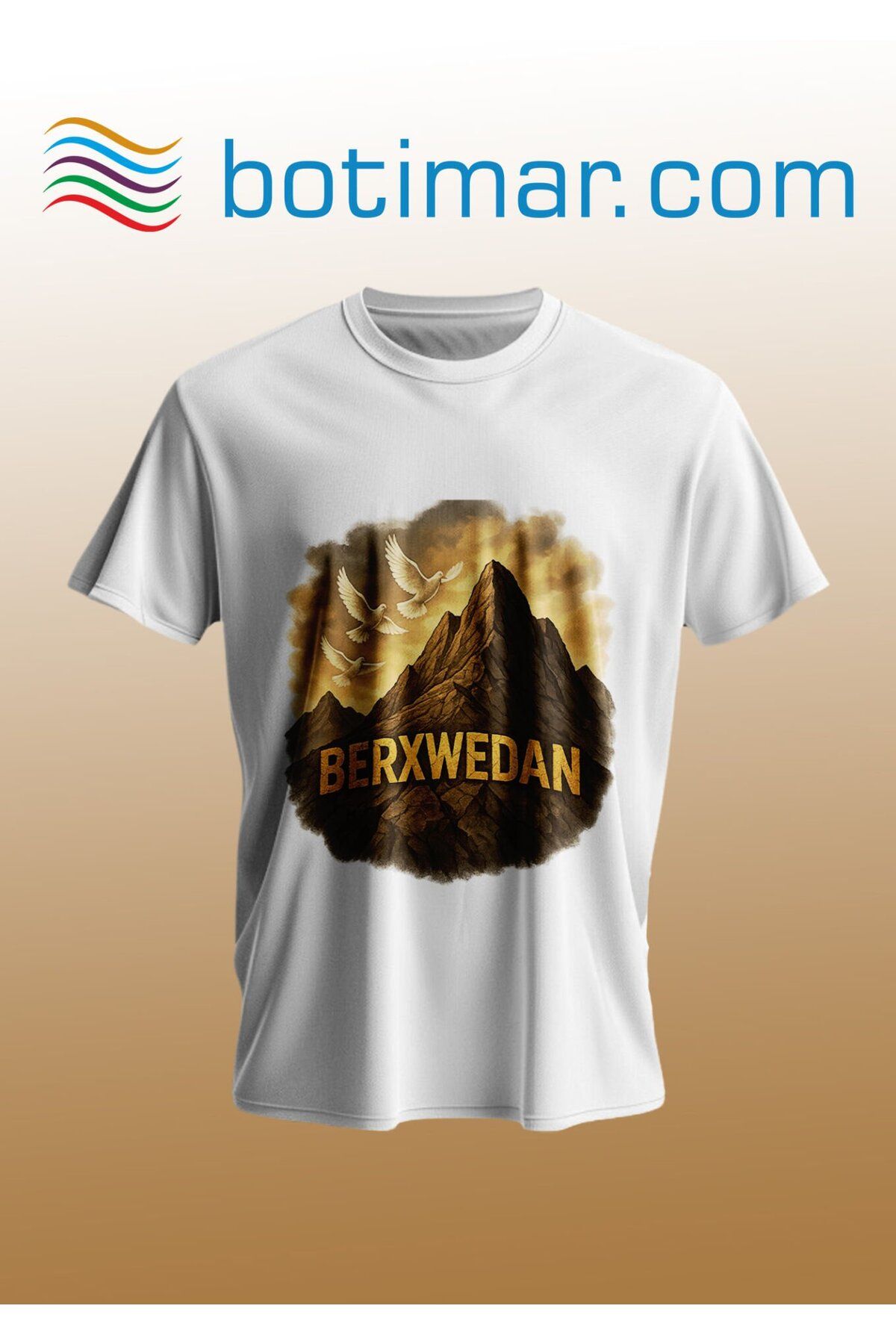 botimar KÜRTÇE BASKILI T-SHIRT-m