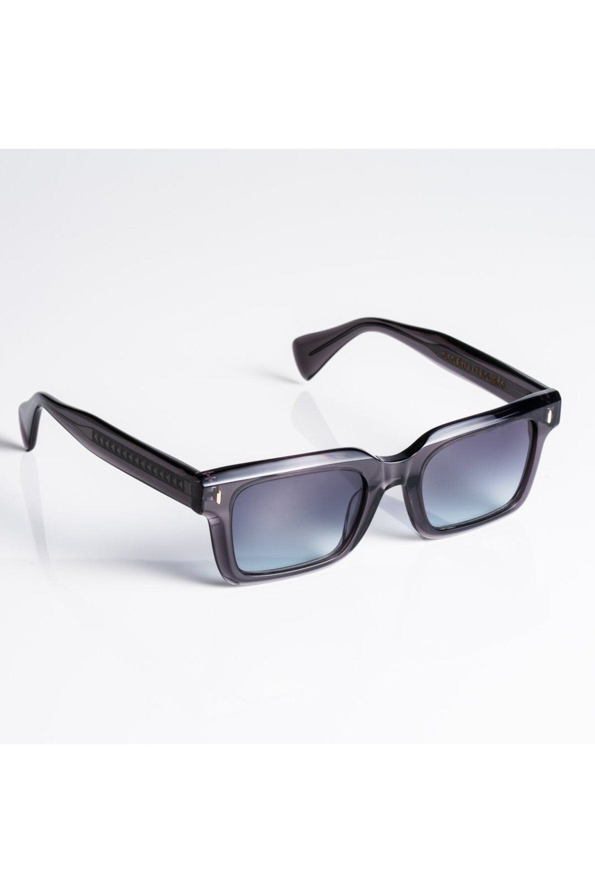 SENLITES Sunglasses More ZEYN GRIGIO Erkek Gri Degrade UV400 Dİkdörtgen Güneş Gözlüğü