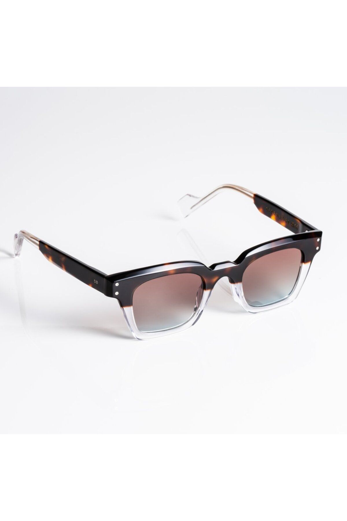 SENLITES Sunglasses More THEO HAVANA Erkek Kahverengi/Gri UV400 Kare Güneş Gözlüğü