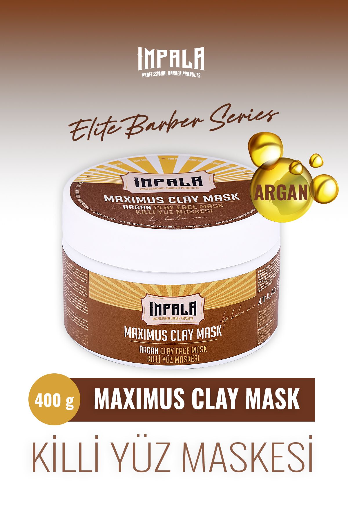 IMPALA Kil Maskesi Çamur Maske Argan Mud Mask 400gr