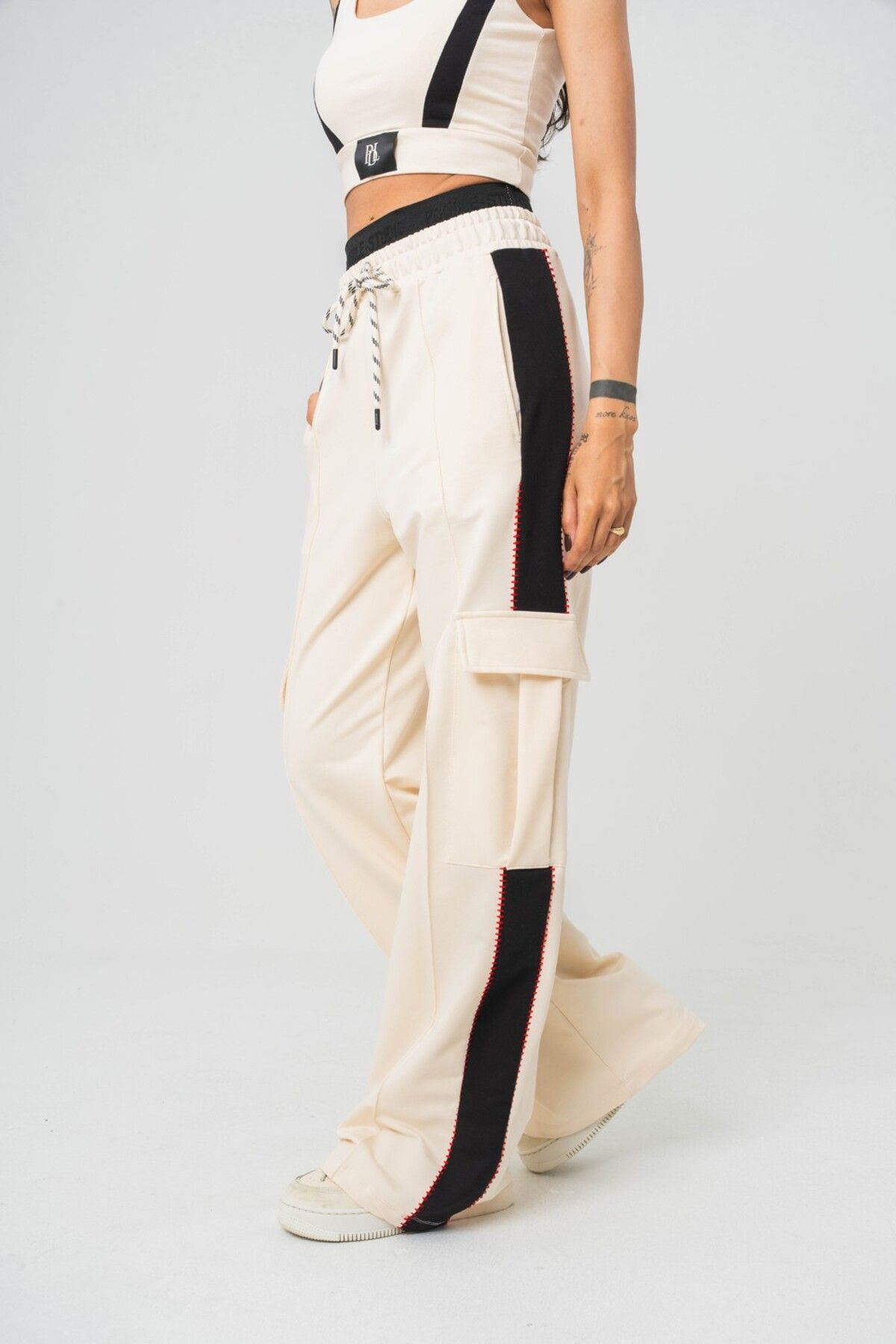 go gang own Seam Patched Baggy Kadın Eşofman Alt