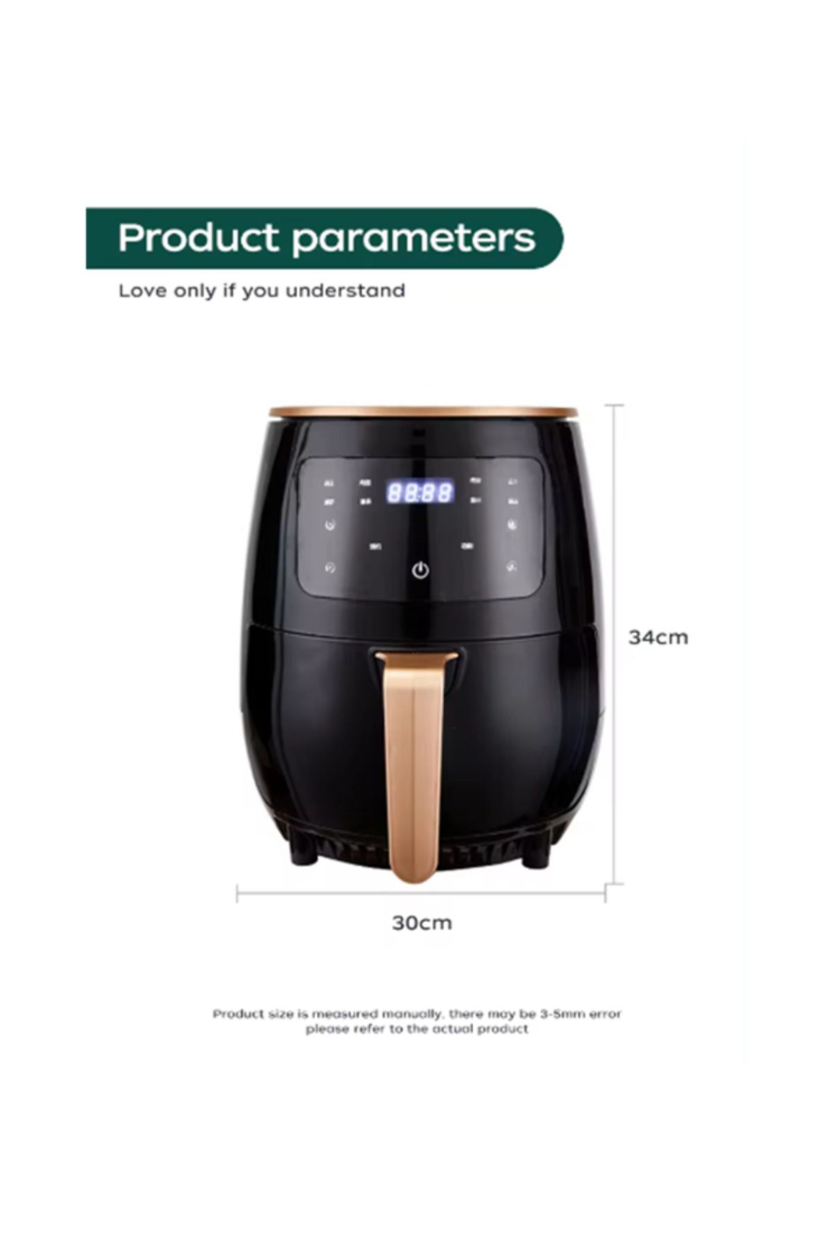 Silver Crest-6l Extra Large Capacity 2400w Digital Touch Air Fryer 3