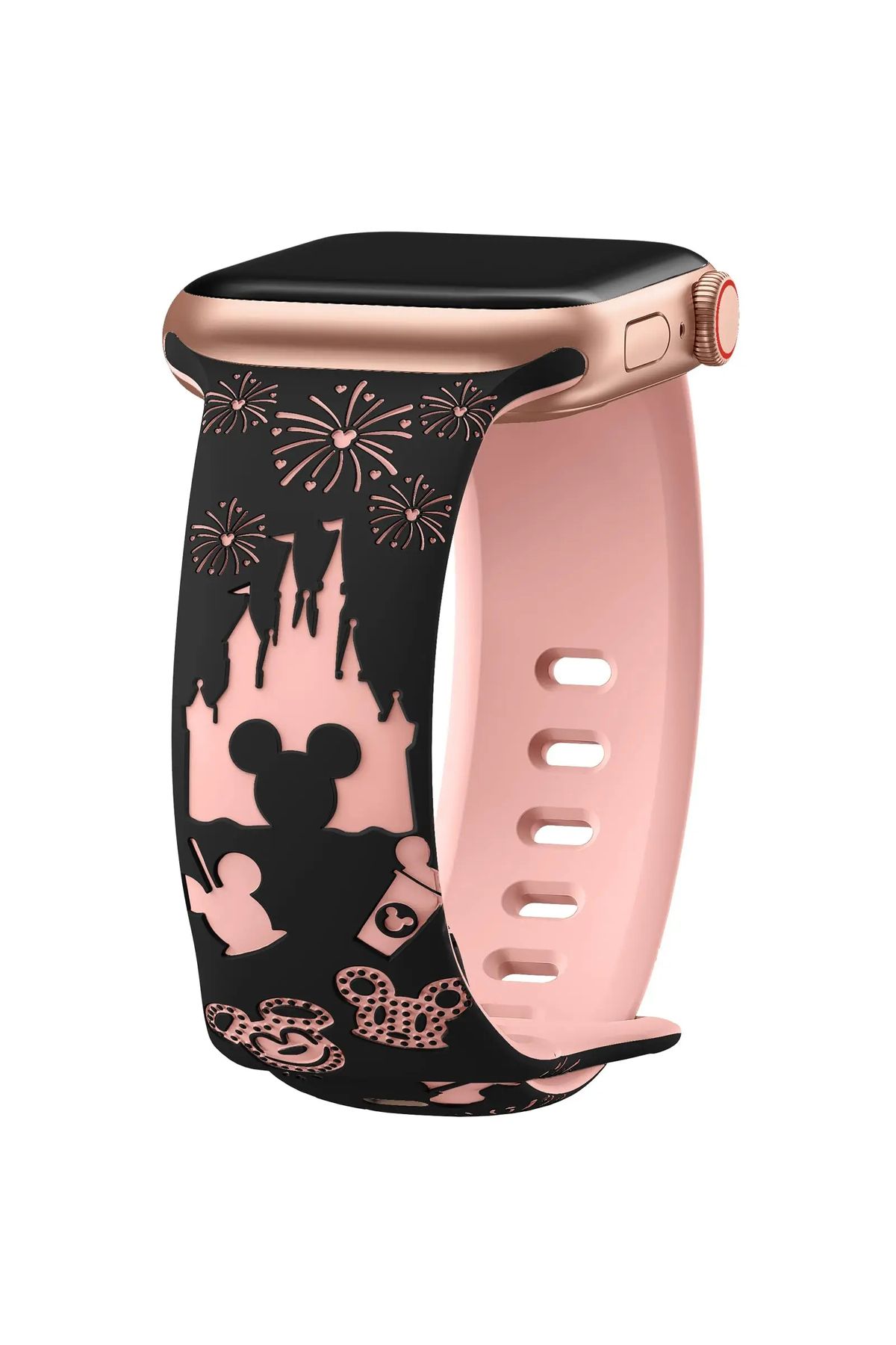 MMPSHOP Apple Watch 10 42mm 6 7 8 9 Se 38 40 41mm Uyumlu Desenli Silikon Kordon
