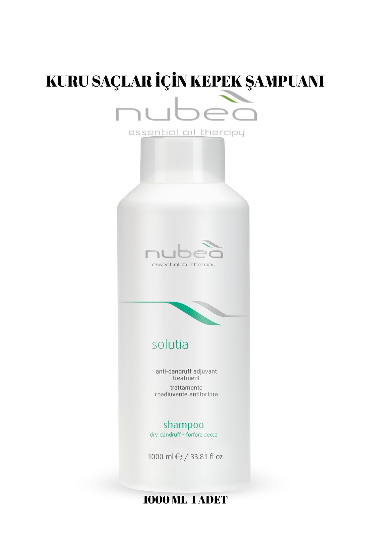 NUBEA Nubeà Solutia Kuru Saçlar için Kepek Önleyici Şampuan 1000 ml