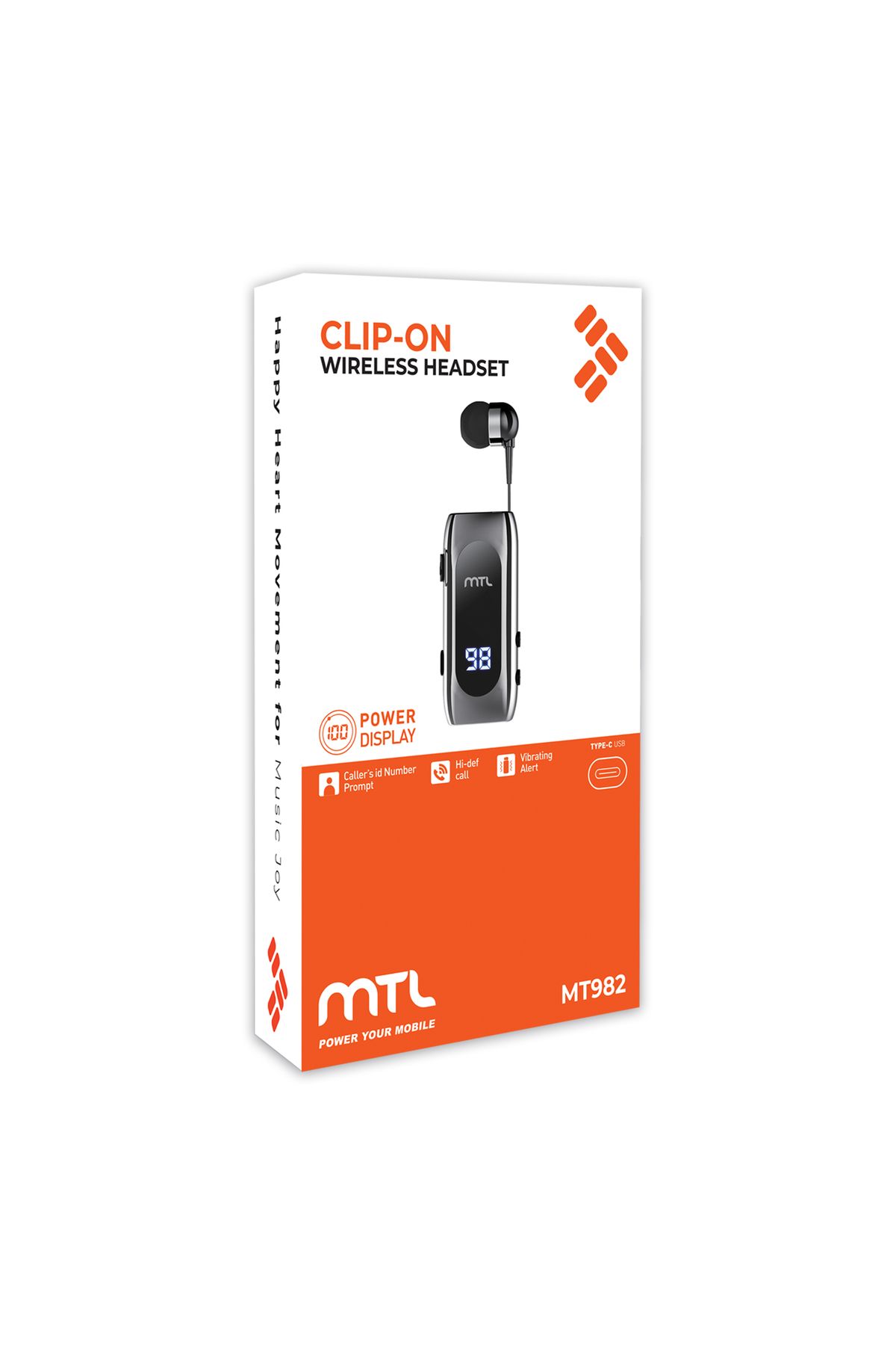 MTL Makaralı Bluetooth Kulaklık Digital Göstergeli Çift Telefon Destekli MT982