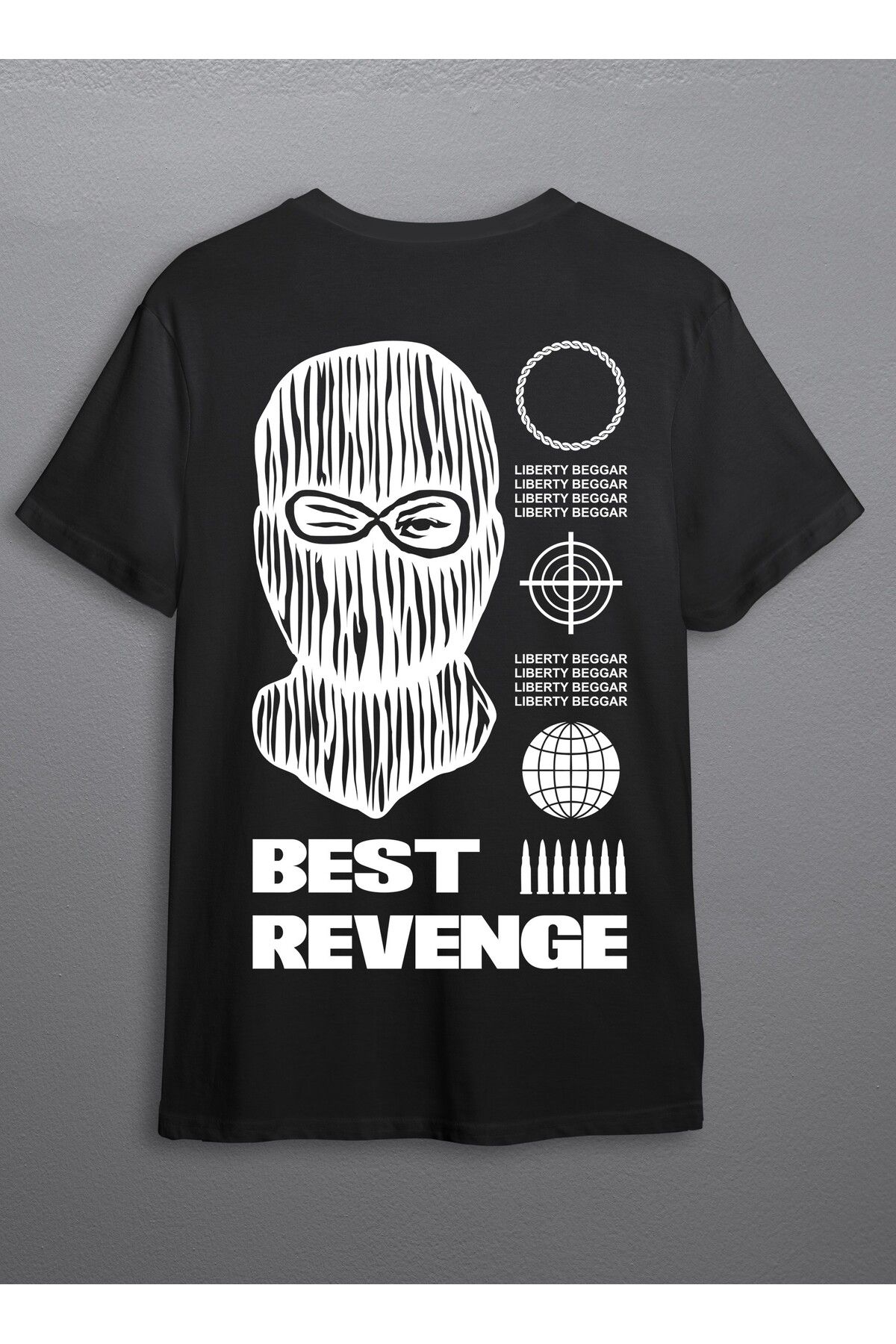 Huw Best Revenge Sokak Modası Unisex Regular T-Shirt