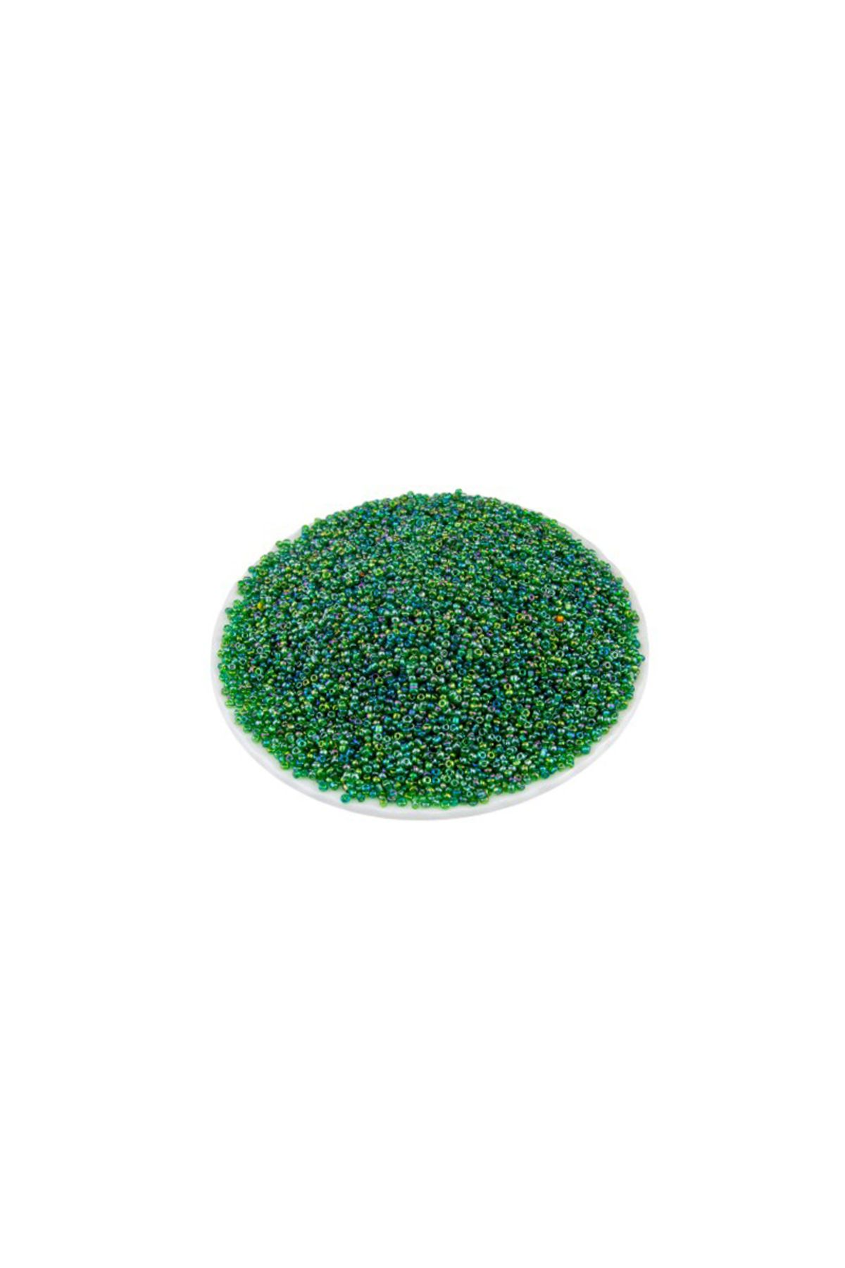 Serhat Aksesuar ve El İşçilik Janjan Yeşil (11/0) 2 mm Kum Boncuğu 100 gr