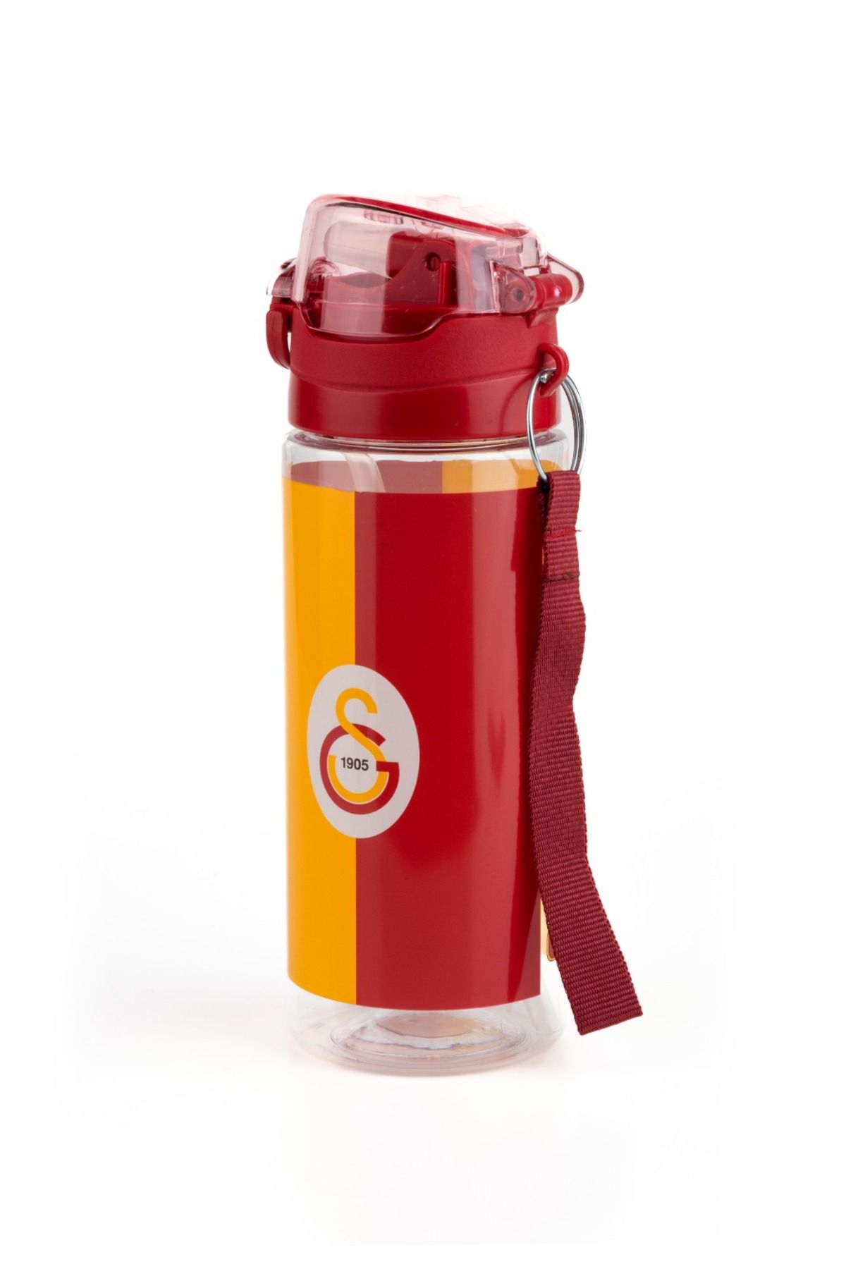 Galatasaray Lisanslı Pipetli Matara 500 ml – Sarı Kırmızı Ruh Her An Yanında!