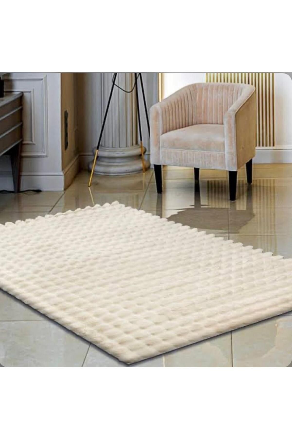 Post KAYMA YAPMAYAN ÜST KALİTE TAVŞAN TÜYÜ YUMUŞAK DOKULU BABIL POST TÜRKERİ HALI 120X180