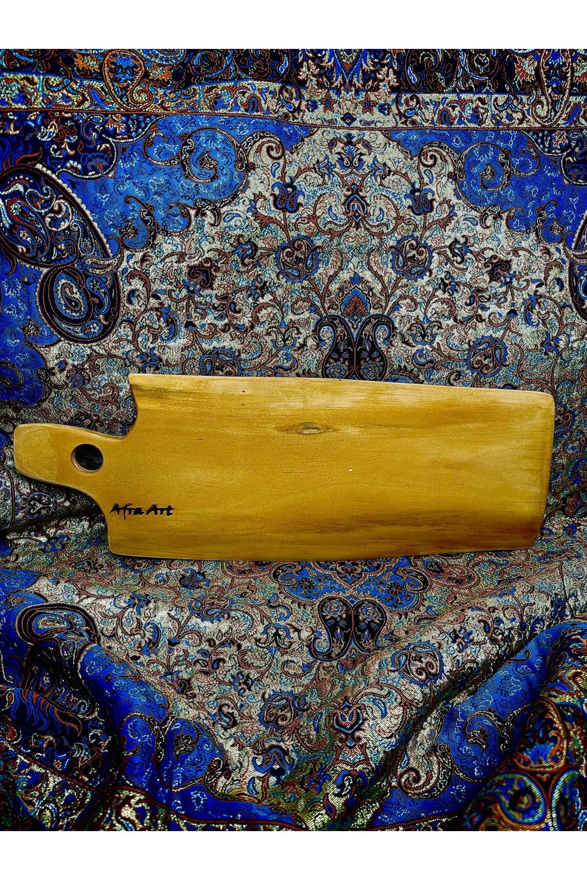 AFRAART Ahşap Kesme Ve Sunum Tahtası / 48x18x2