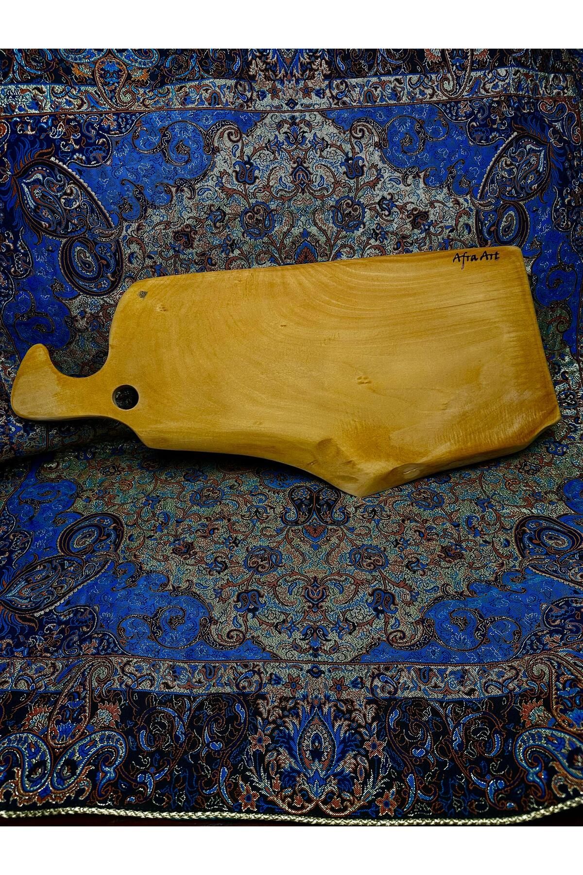 AFRAART Ahşap Kesme Ve Sunum Tahtası / 60x27x2