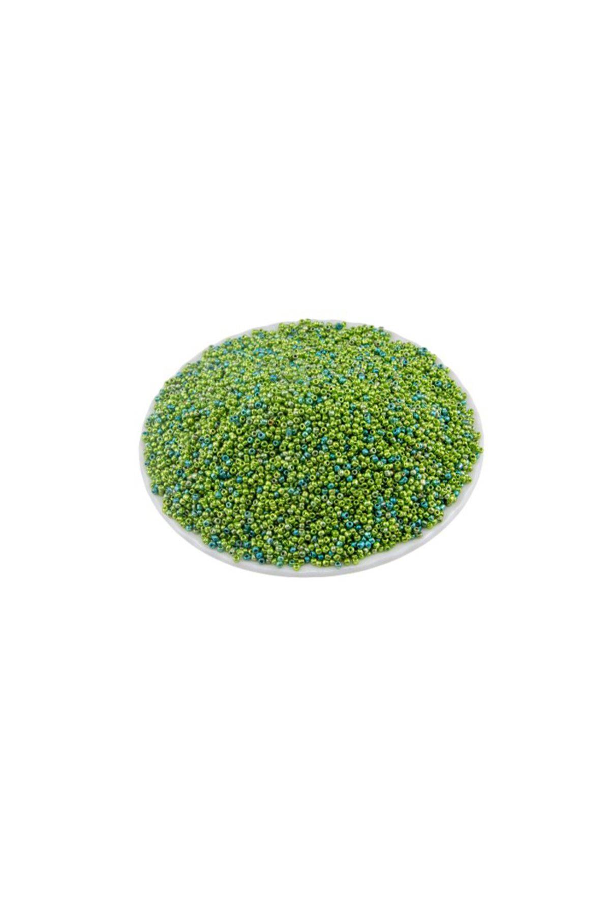 Serhat Aksesuar ve El İşçilik Koyu Kaplama Yeşil (11/0) 2 mm Kum Boncuğu 100 gr