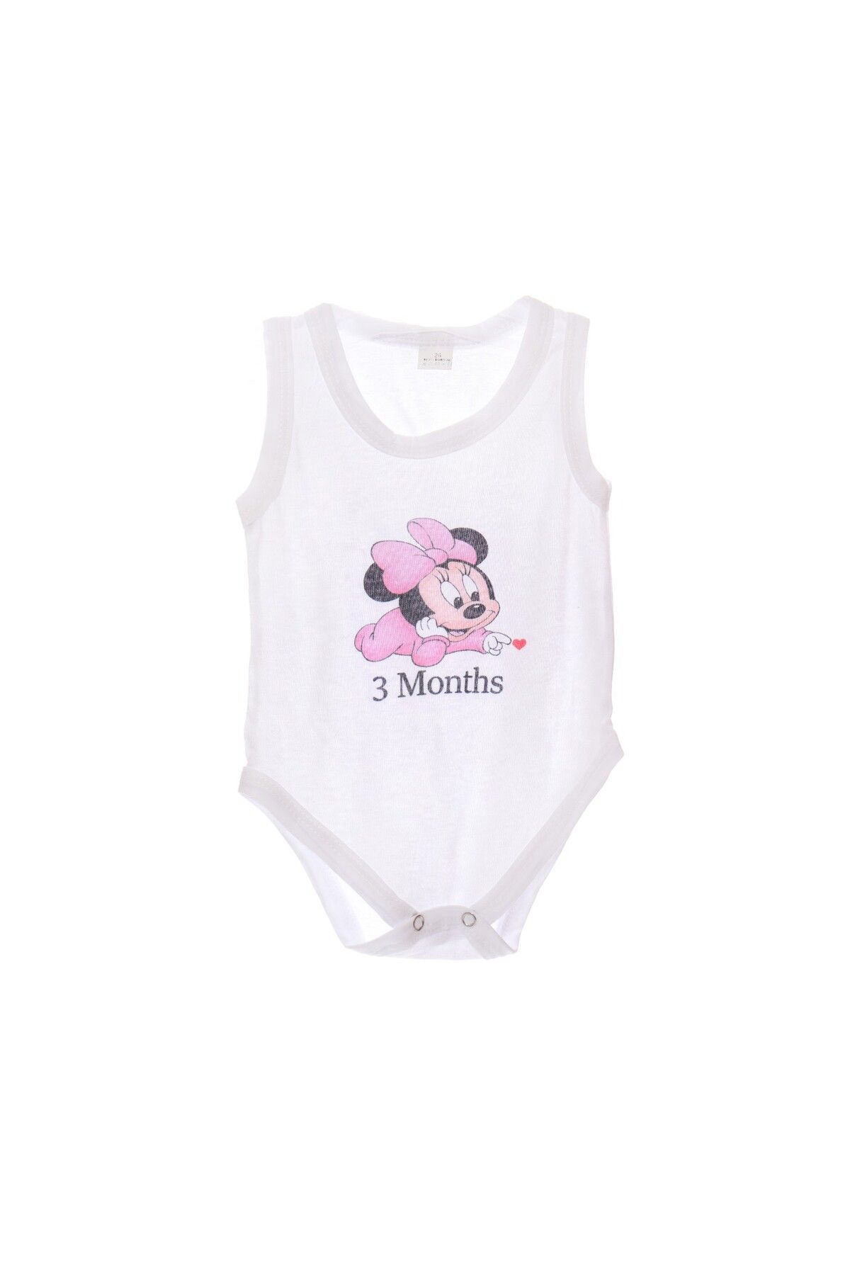 Recostore-Set 12 body-uri aniversare bebelusi, Minnie Mouse,REC2030, 1-12 luni 5
