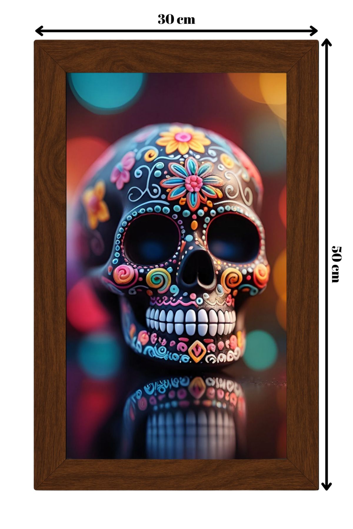ColorCraft SERAMİK ÜZERİNE AHŞAP ÇERÇEVELİ 30x50cm TABLO NO:39