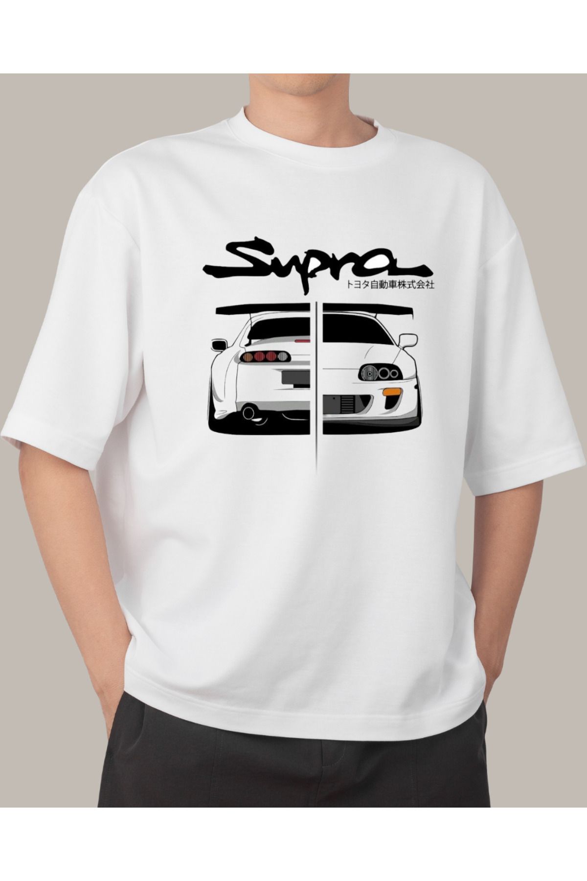 Ebiidesign Supra Tasarımlı Baskılı T-Shirt