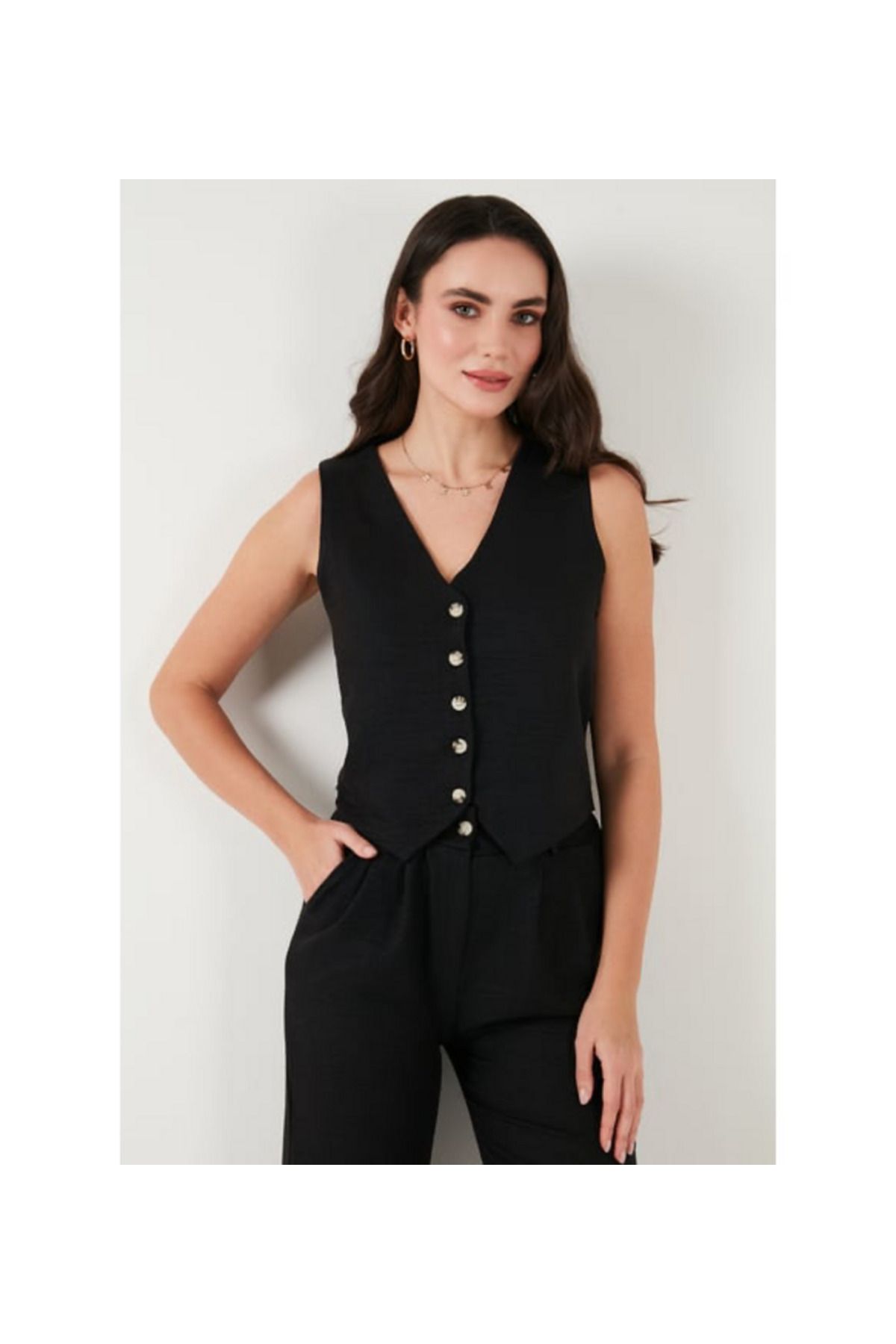 Parkur Regular Fit Bol Paça Yelekli Pantolonlu Ayrobin Takım