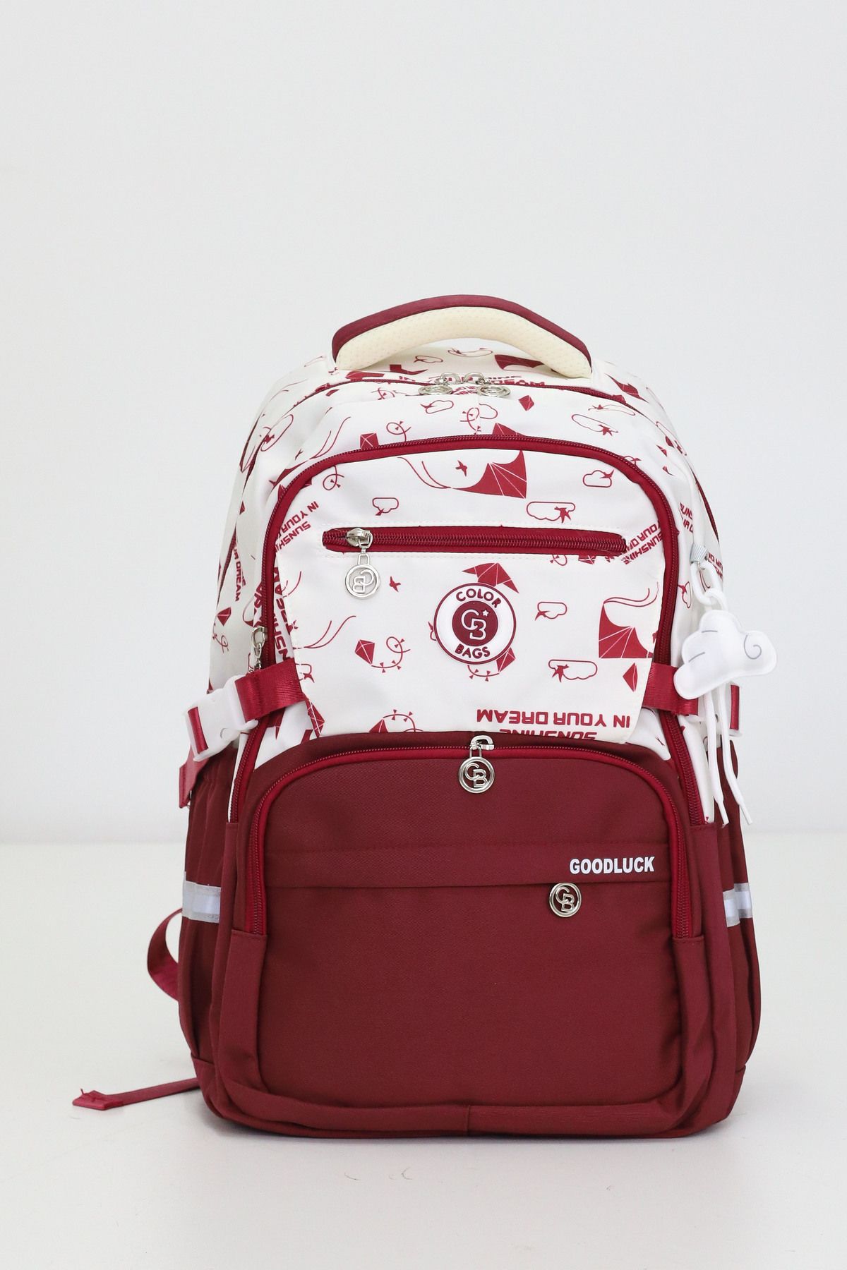 Probag Sevimli Aksesuar Detaylı Çocuk Okul ve Günlük Sırt Çantası – Renkli ve Eğlenceli Tasarım