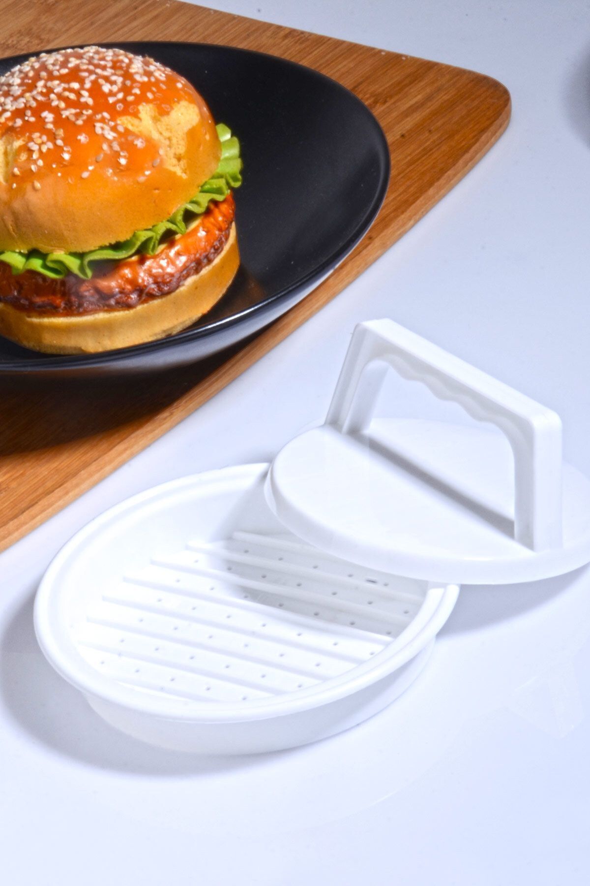 SLAINTE SLAİNTE Hamburger ve Köfte Kalıbı Presi Şekillendirici Burger Köfte Yapma Aparatı