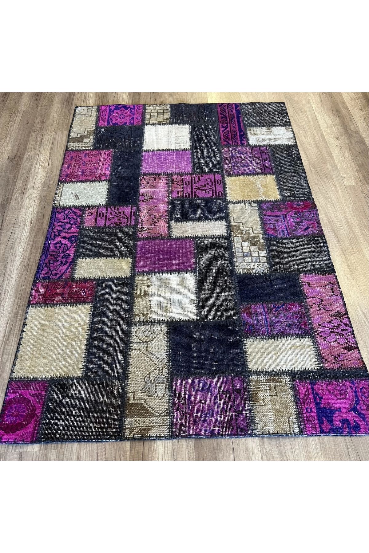 Hoomrugs Hoom Rugs Patchwork Mor El Dokuma Kilim