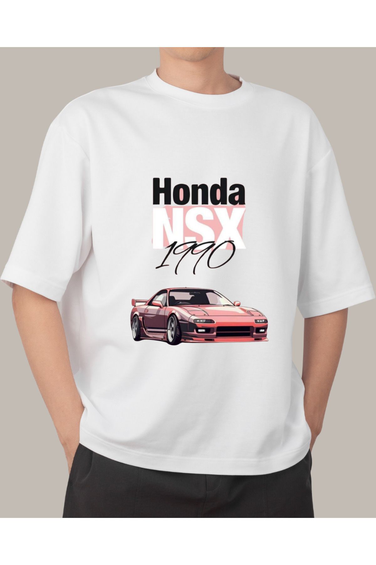 Ebiidesign Honda NSX Tasarımlı Baskılı T-Shirt